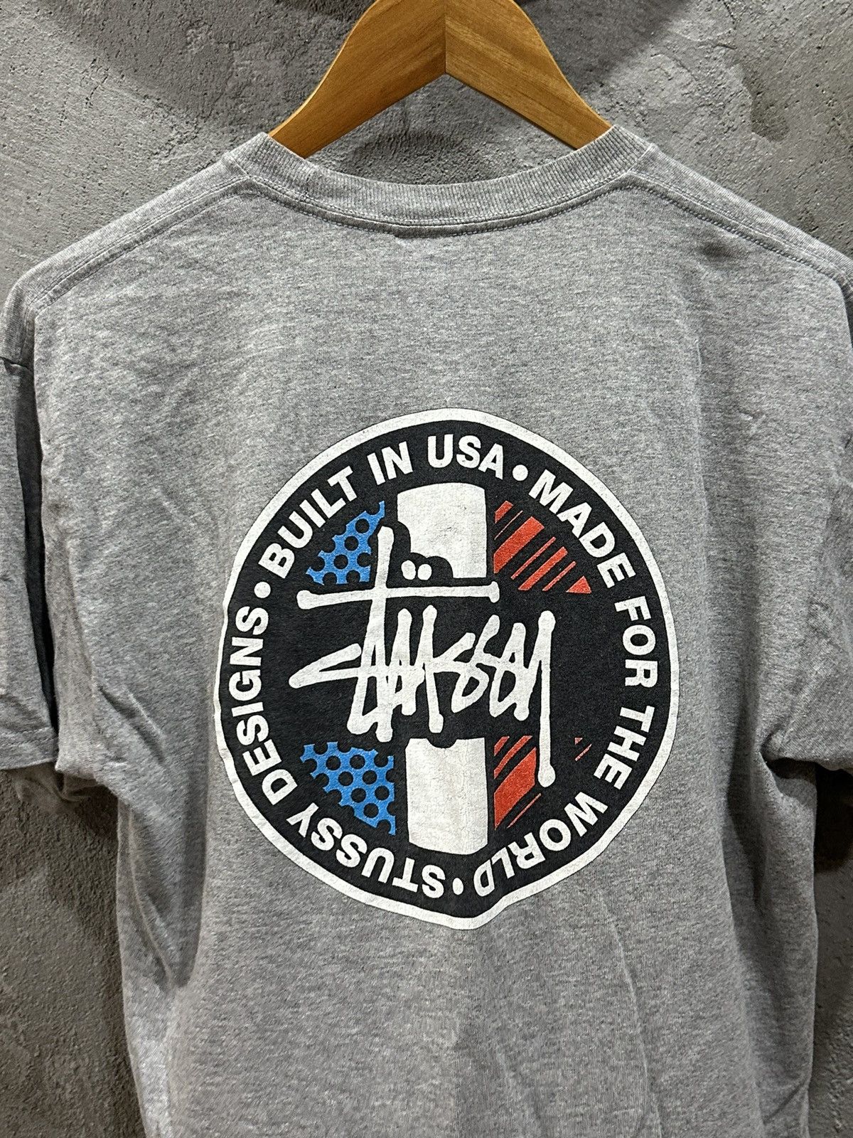 Stussy Stussy 2000s Design Grey Medium Size Tee Size US M / EU 48-50 / 2 - 8 Thumbnail