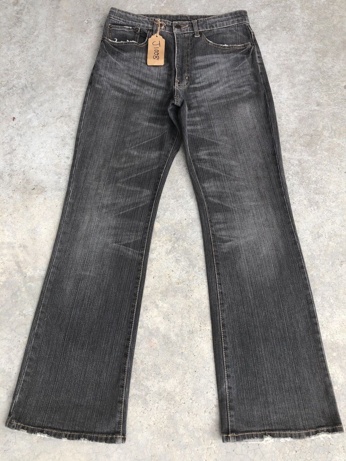 If Six Was Nine Japanese Unbrand Flared Jeans Distressed Jeans Size US 30 / EU 46 - 1 Thumbnail