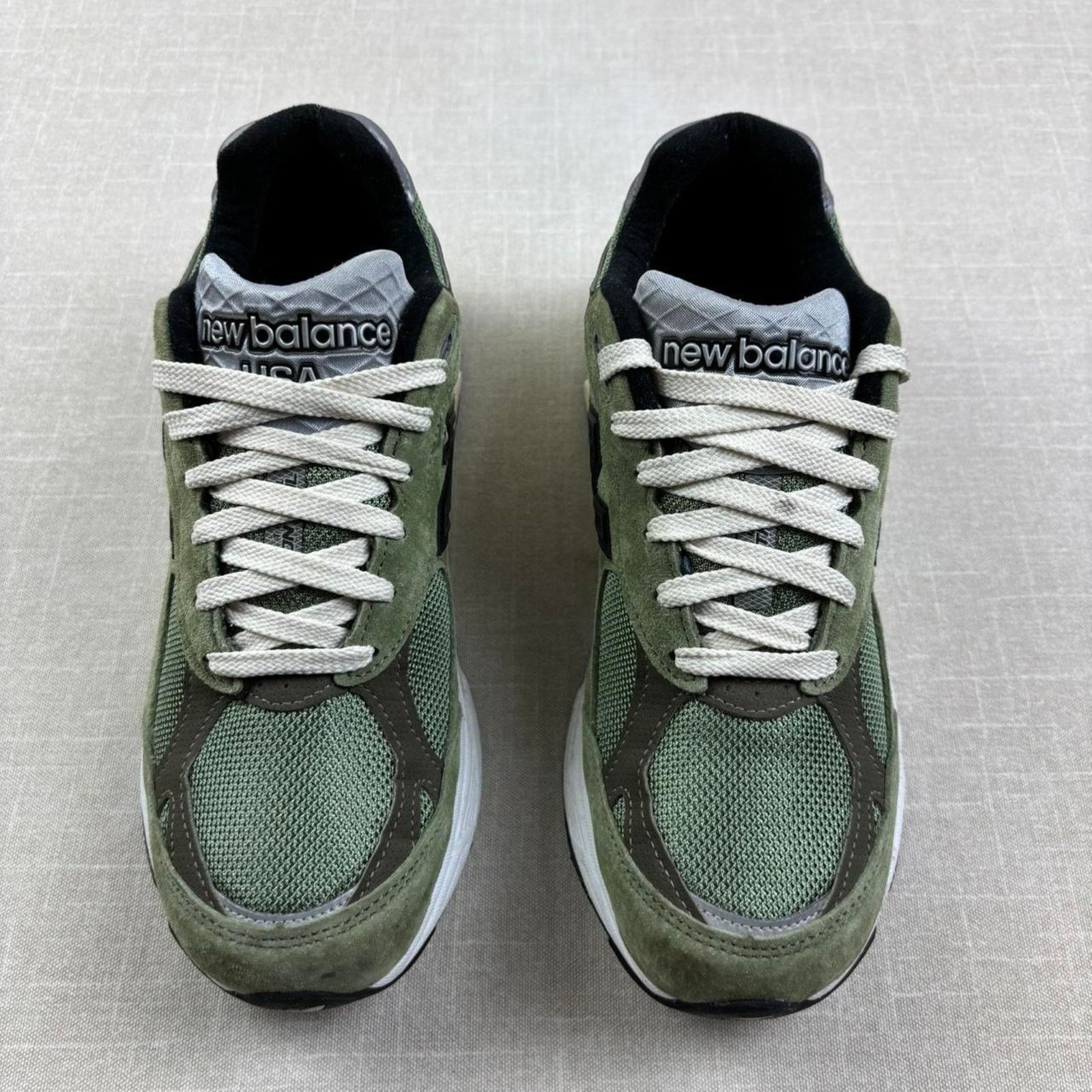 New Balance 🫒 2022 JJJJound x New Balance 990v3 “Olive” 8W Size US 8 / IT 38 - 3 Thumbnail