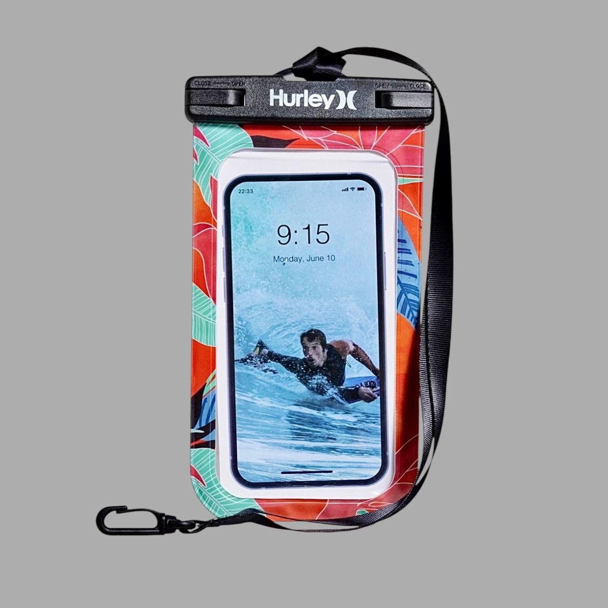 Hurley Hurley Water Proof Phone Pouch w Lanyard Size ONE SIZE - 1 Thumbnail