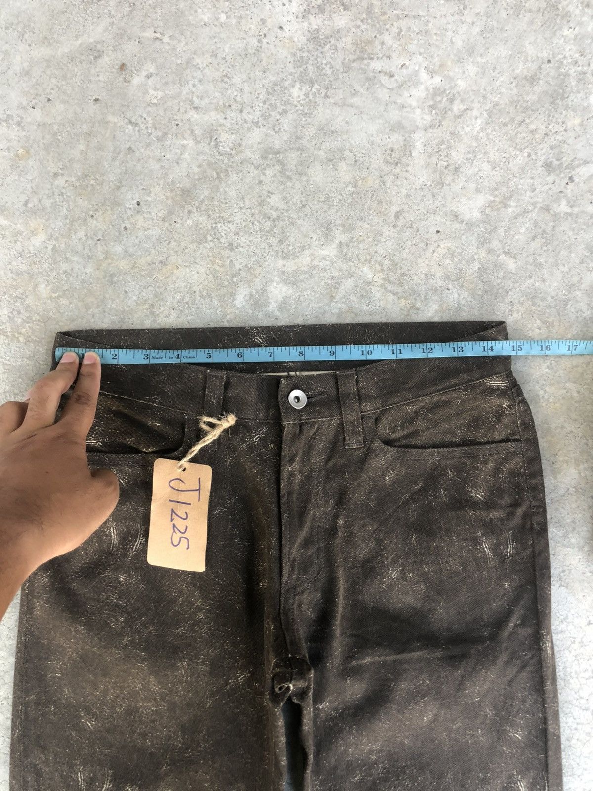 If Six Was Nine Nicole Club Flared Jeans Distressed Denim Size US 29 - 20 Thumbnail