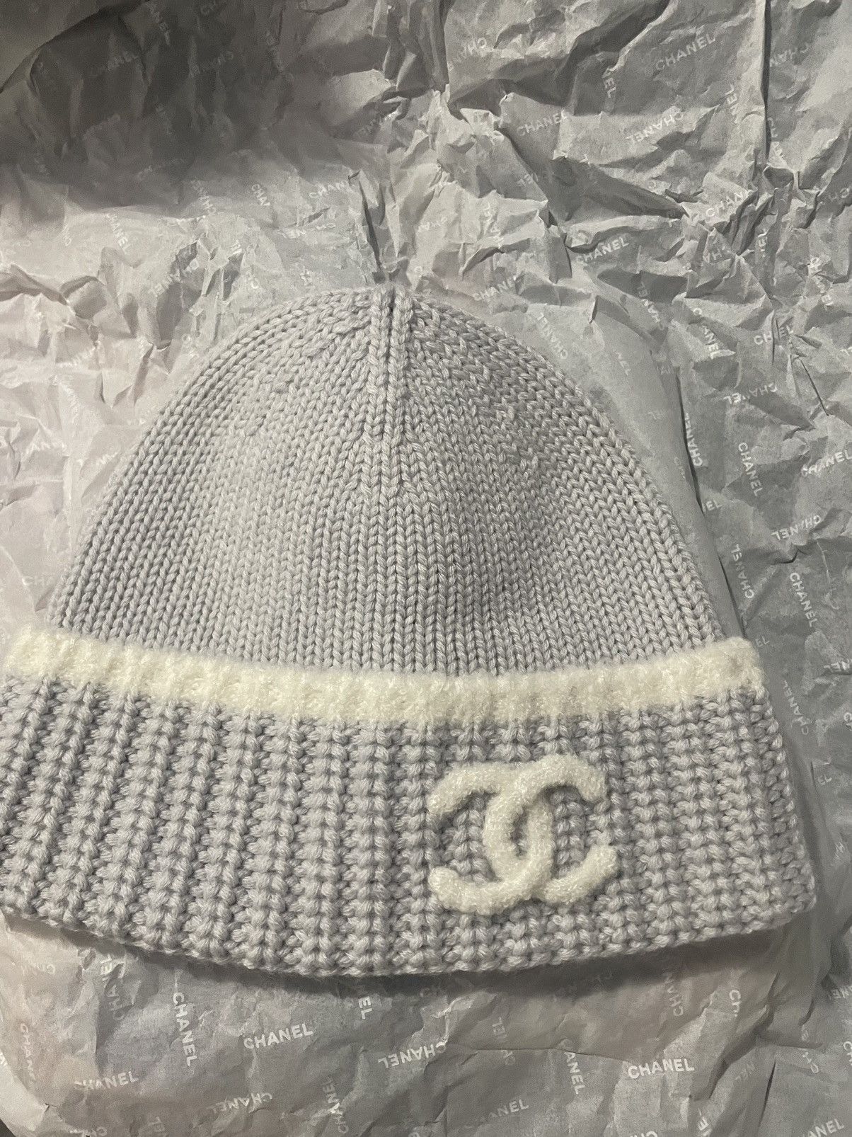 image of Chanel Beanie in Grey, Men's