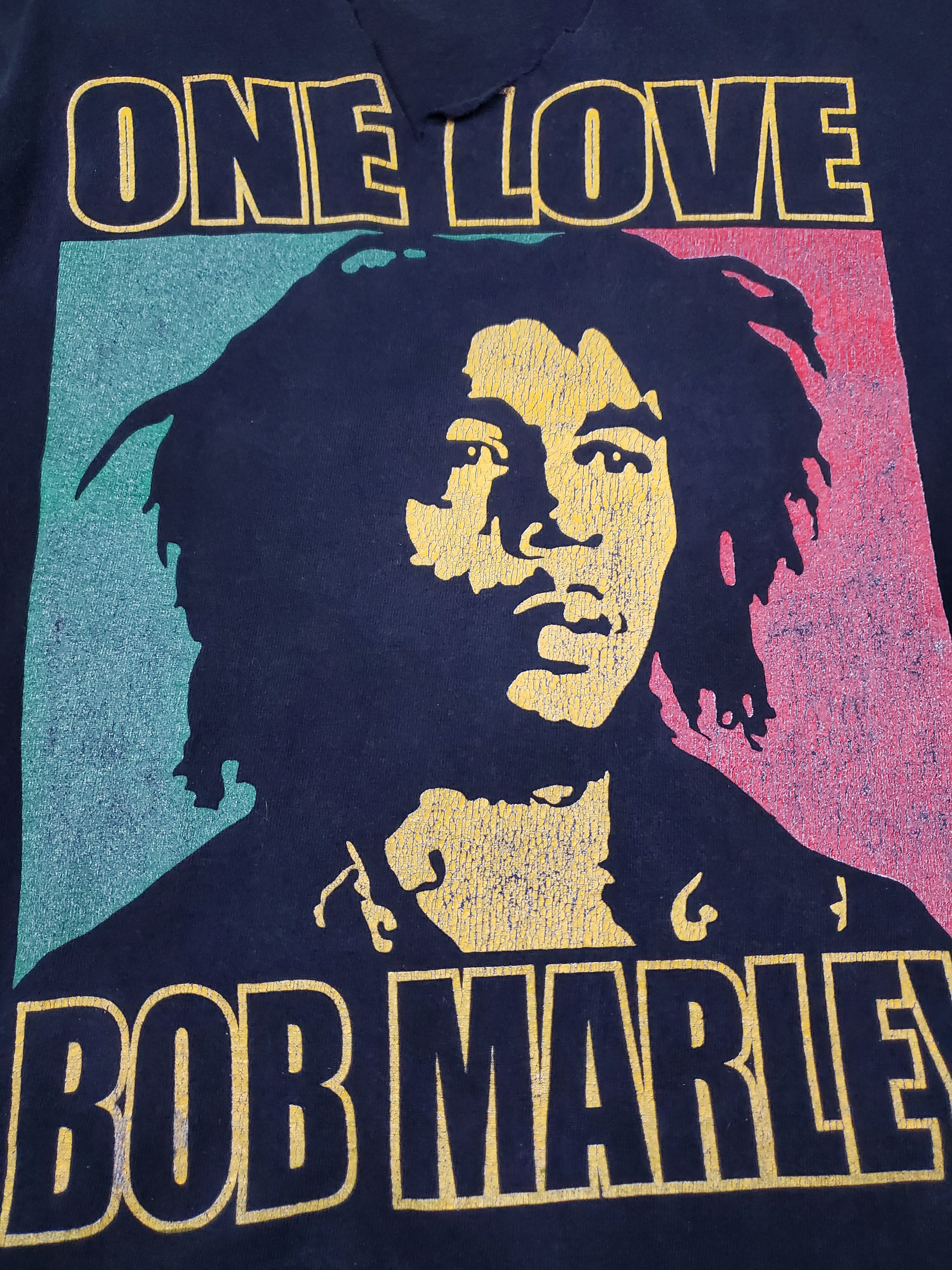 Band Tees × Bob Marley × Vintage Vintage Tee Bob Marley One Love Size US L / EU 52-54 / 3 - 8 Thumbnail