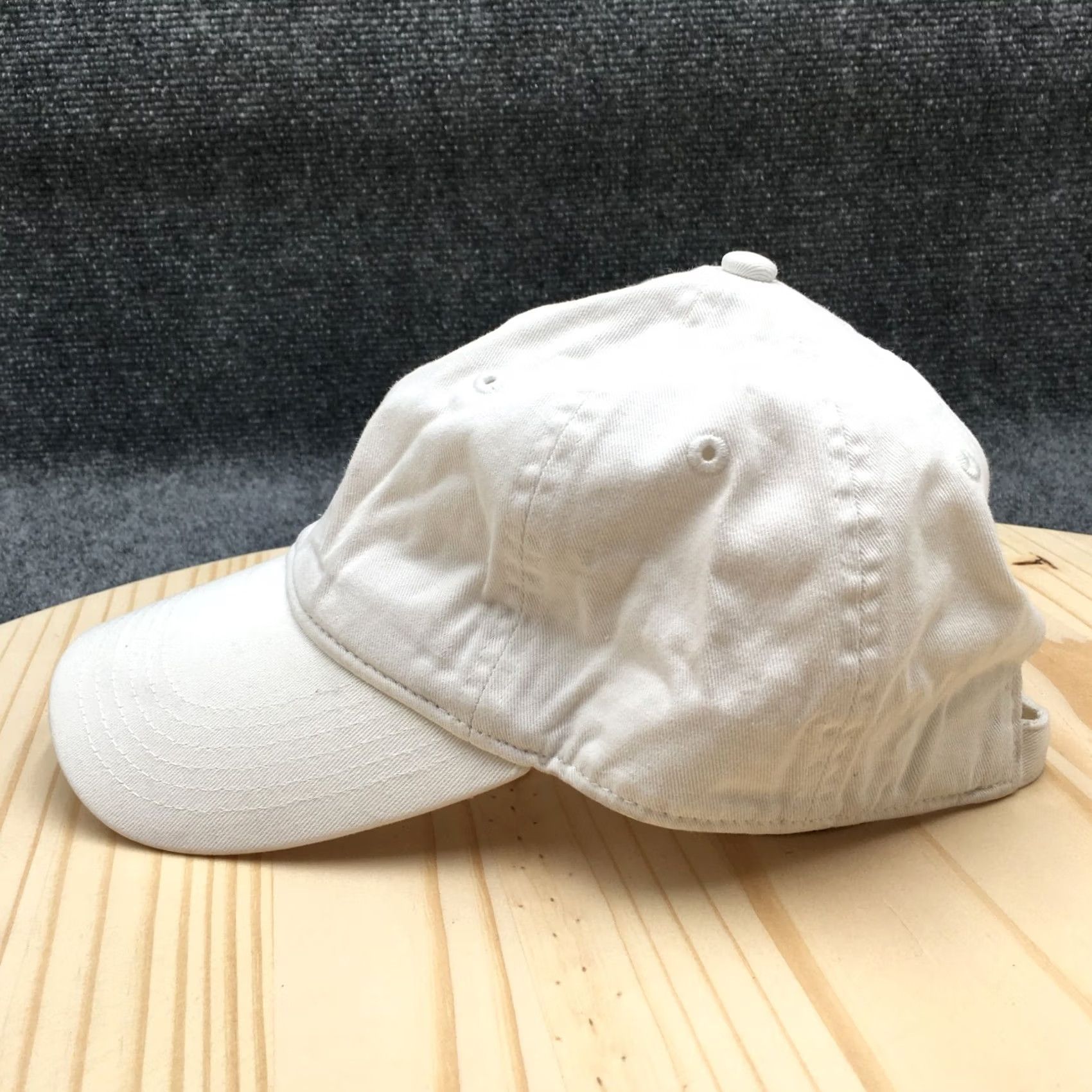 Champion Champion Baseball Cap Hat Mens White One Size Curved Brim Embroidered Logo Size ONE SIZE - 5 Thumbnail