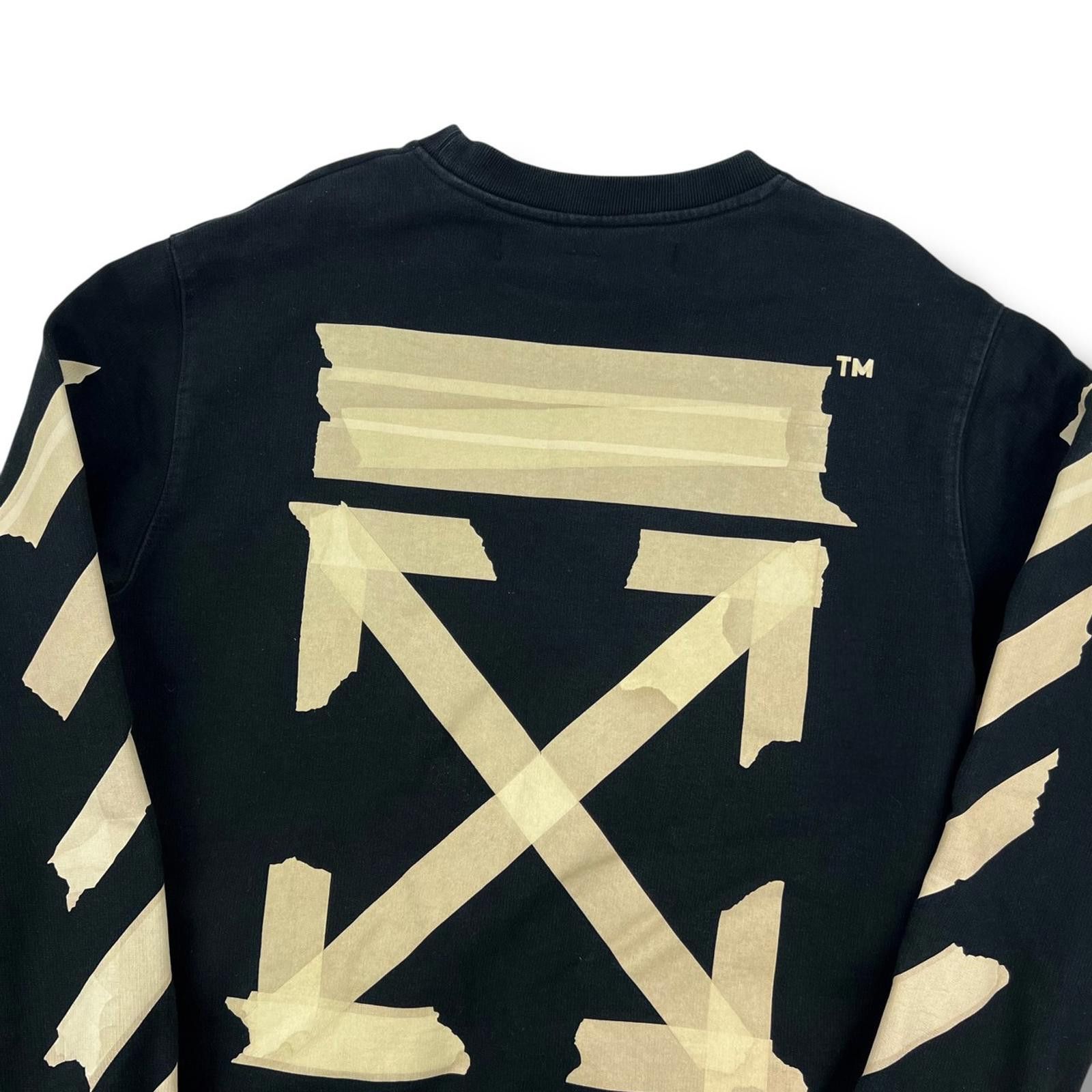 Off-White Off-White Tape Arrows Sweatshirt Black Size US L / EU 52-54 / 3 - 1 Thumbnail
