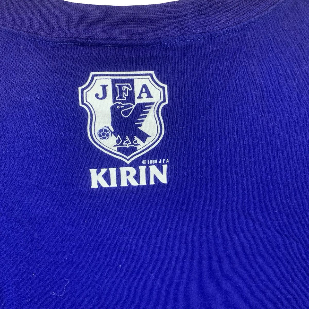 Adidas Vintage ADIDAS Kirin Jfa Philippe Troussier Football Tee Size US L / EU 52-54 / 3 - 7 Thumbnail