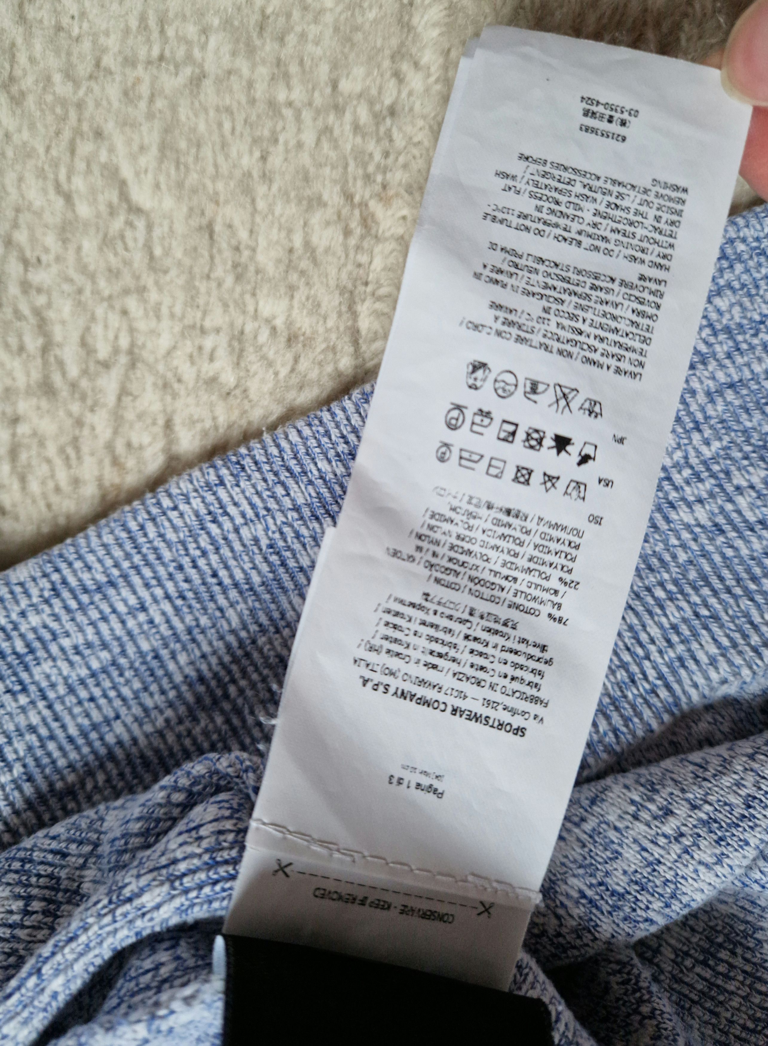 Stone Island × Vintage Stone island reverse seam baby blue sweatshirt y2k vintage Size US M / EU 48-50 / 2 - 6 Thumbnail