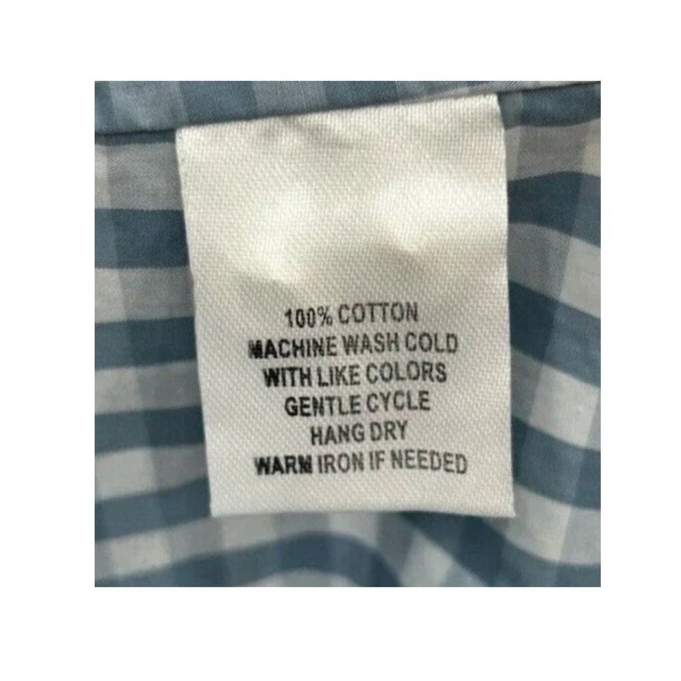 UNTUCKit UNTUCKIT Crispo Gingham Button Up Shirt Blue White S14 Size S / US 4 / IT 40 - 5 Thumbnail