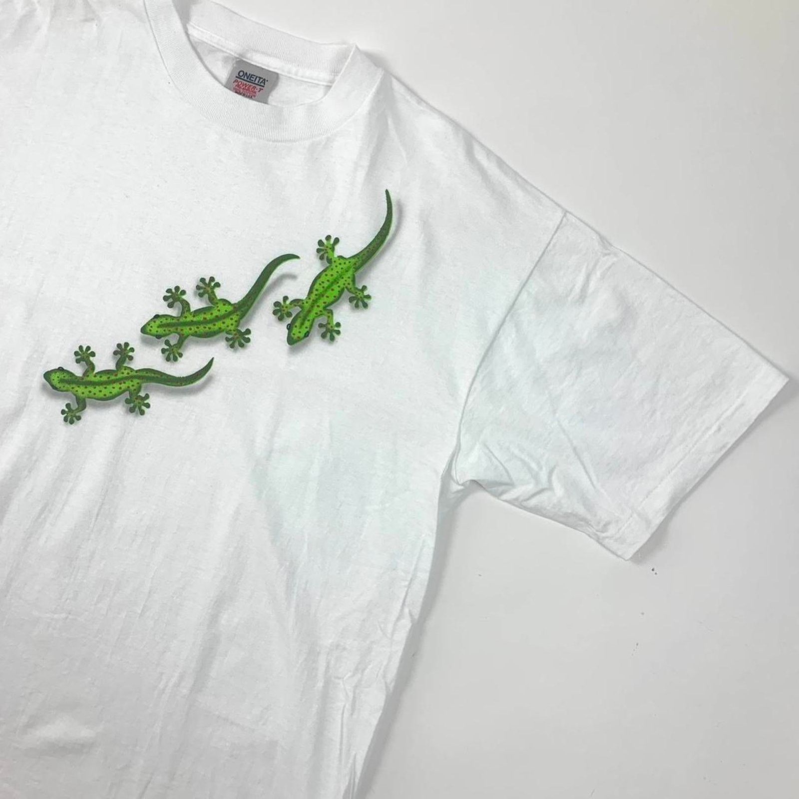 Vintage Vintage 90s Salamander T Shirt Size US XXL / EU 58 / 5 - 1 Thumbnail