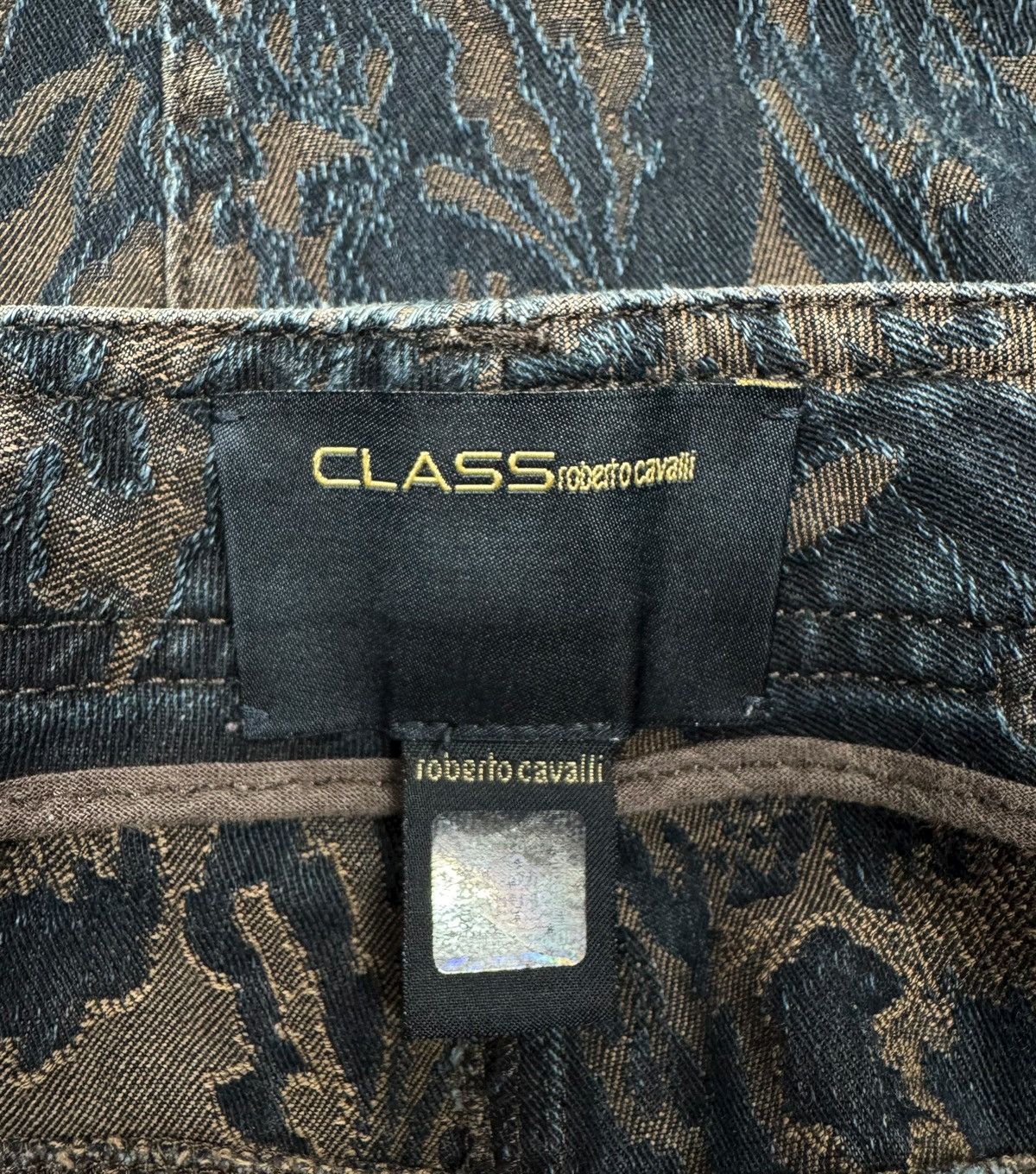Cavalli Class Class Roberto Cavalli Embroidery Jeans Printed Slim size M Size 28" / US 6 / IT 42 - 10 Thumbnail