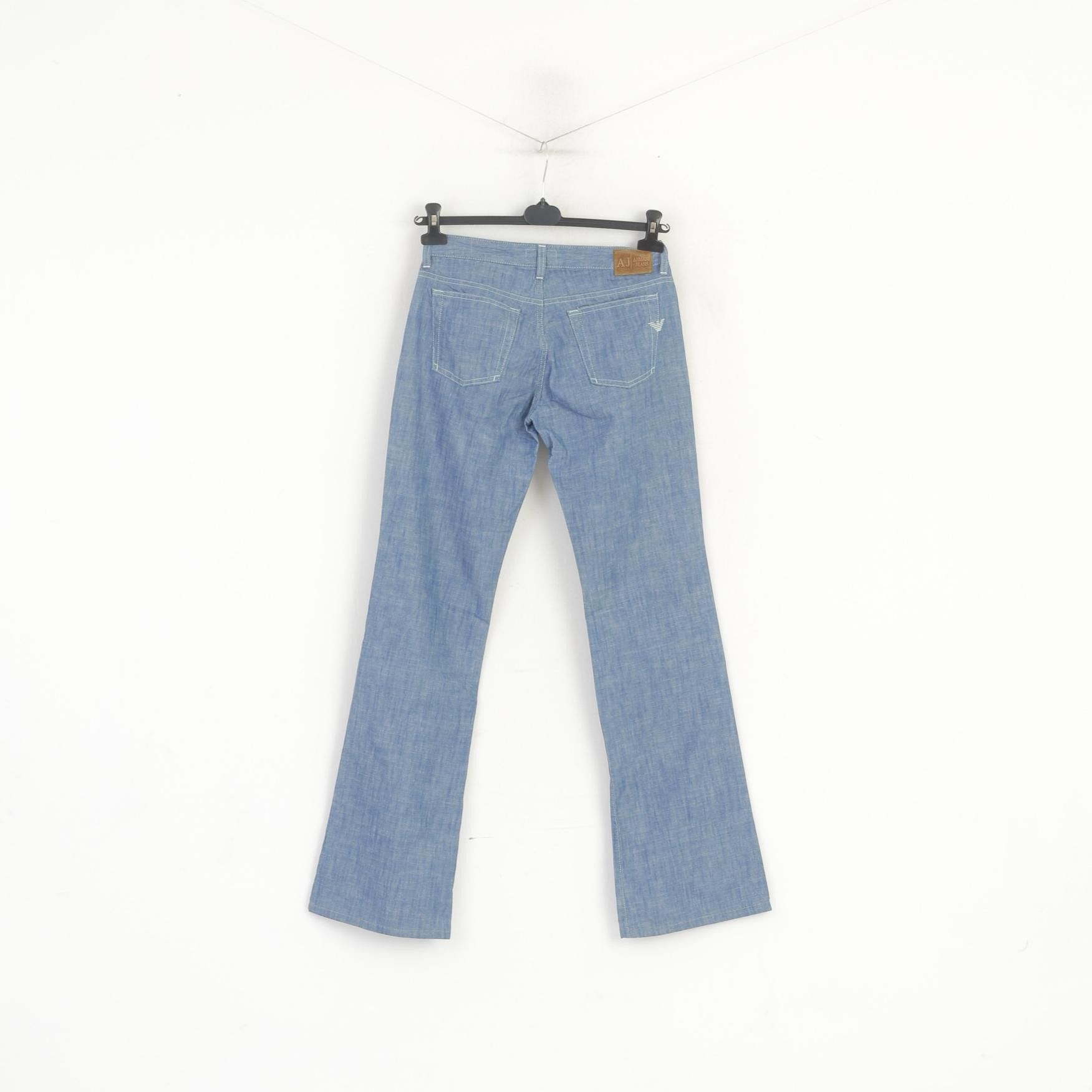 Armani Armani Jeans Women 27 Trousers Blue Cotton Italy 8031 Size 27" / US 4 / IT 40 - 8 Thumbnail