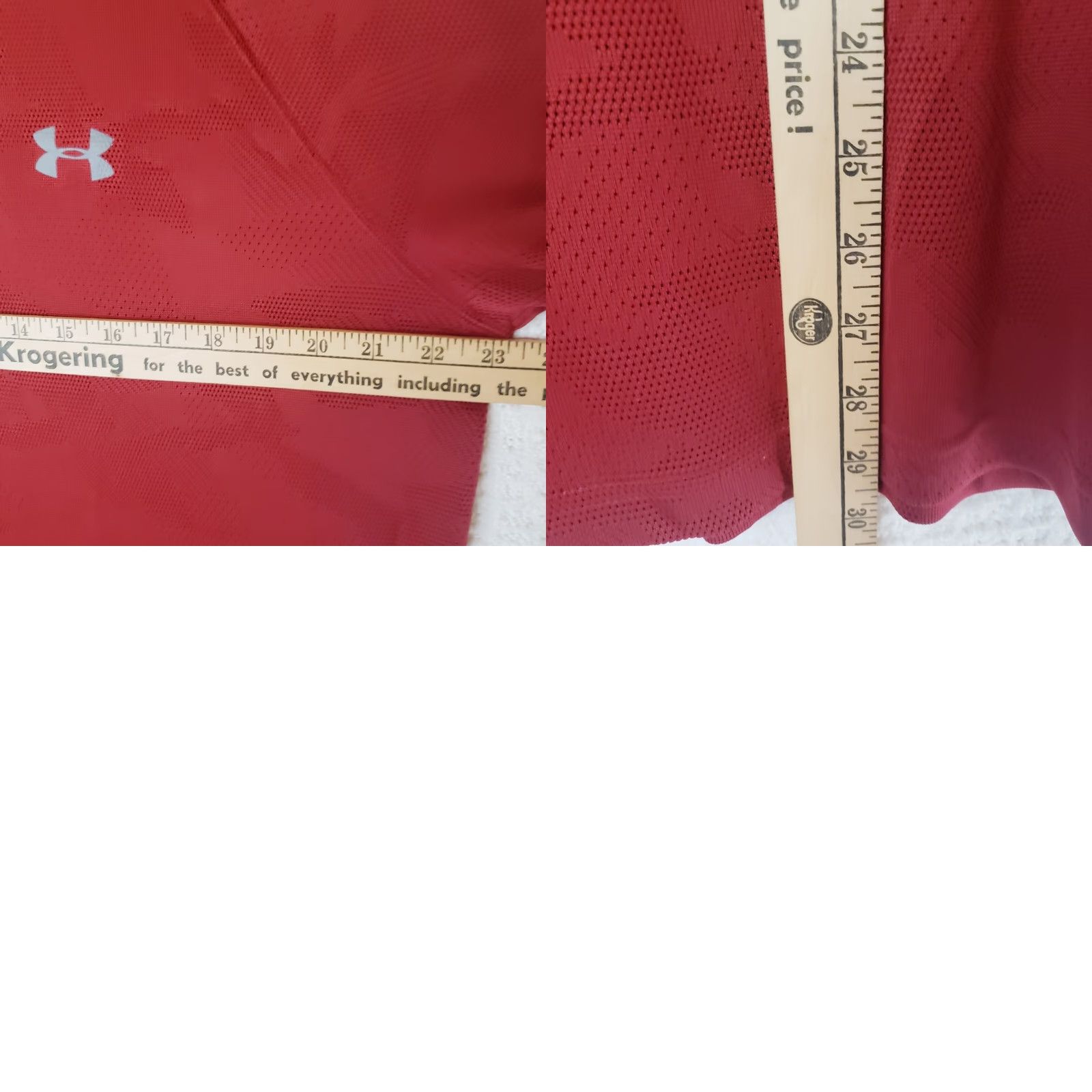 Under Armour Under Armour Heat Gear Loose Fit Anti-Odor Perforated Shirt Mens L Red New Size US L / EU 52-54 / 3 - 10 Thumbnail