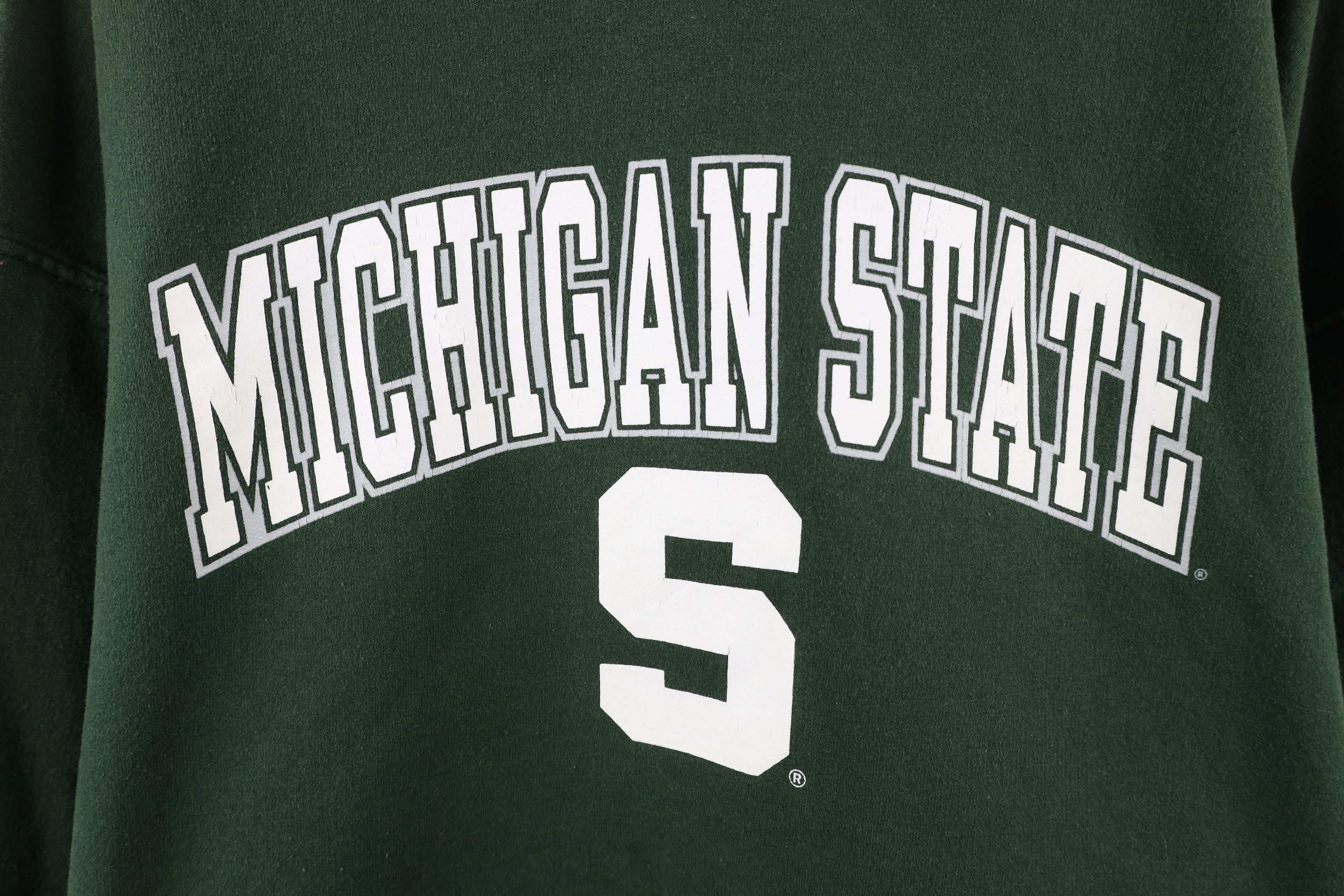 Vintage Vintage 90s Y2K Michigan State University Hoodie Sweatshirt Size US XL / EU 56 / 4 - 4 Thumbnail