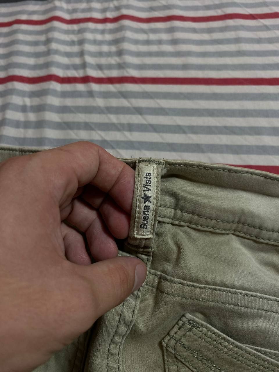 Vintage Distressed Dirty Patchwork Flared Denim Jeans Crush Faded Size US 34 / EU 50 - 10 Thumbnail