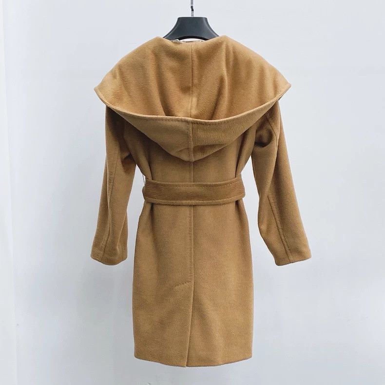 Max Mara Max Mara Camel hooded belted camel coat Size S / US 4 / IT 40 - 2 Thumbnail