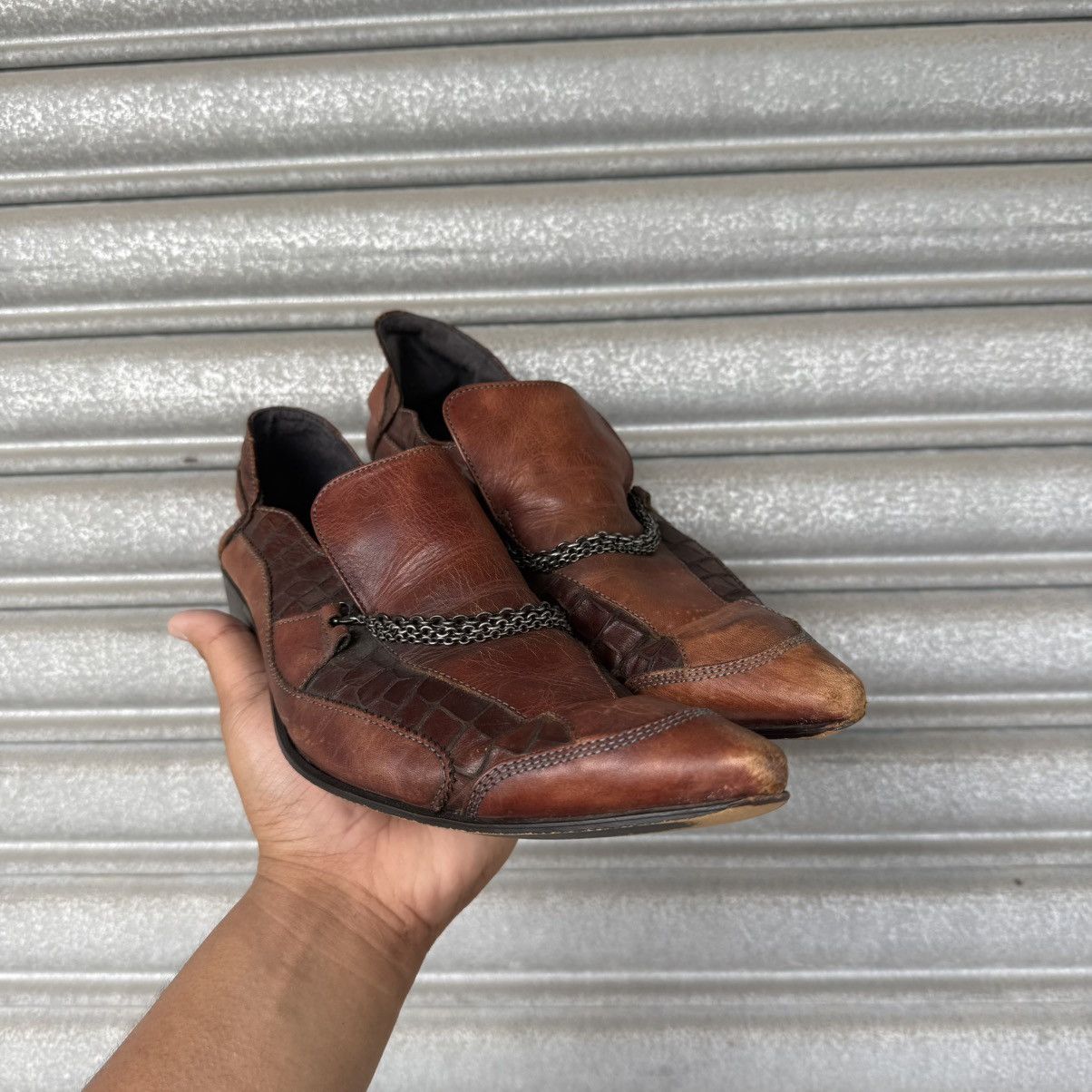 Tornado Mart Vintage Tornado Mart Leather Bondage Boots Size US 7.5 / EU 40-41 - 11 Thumbnail
