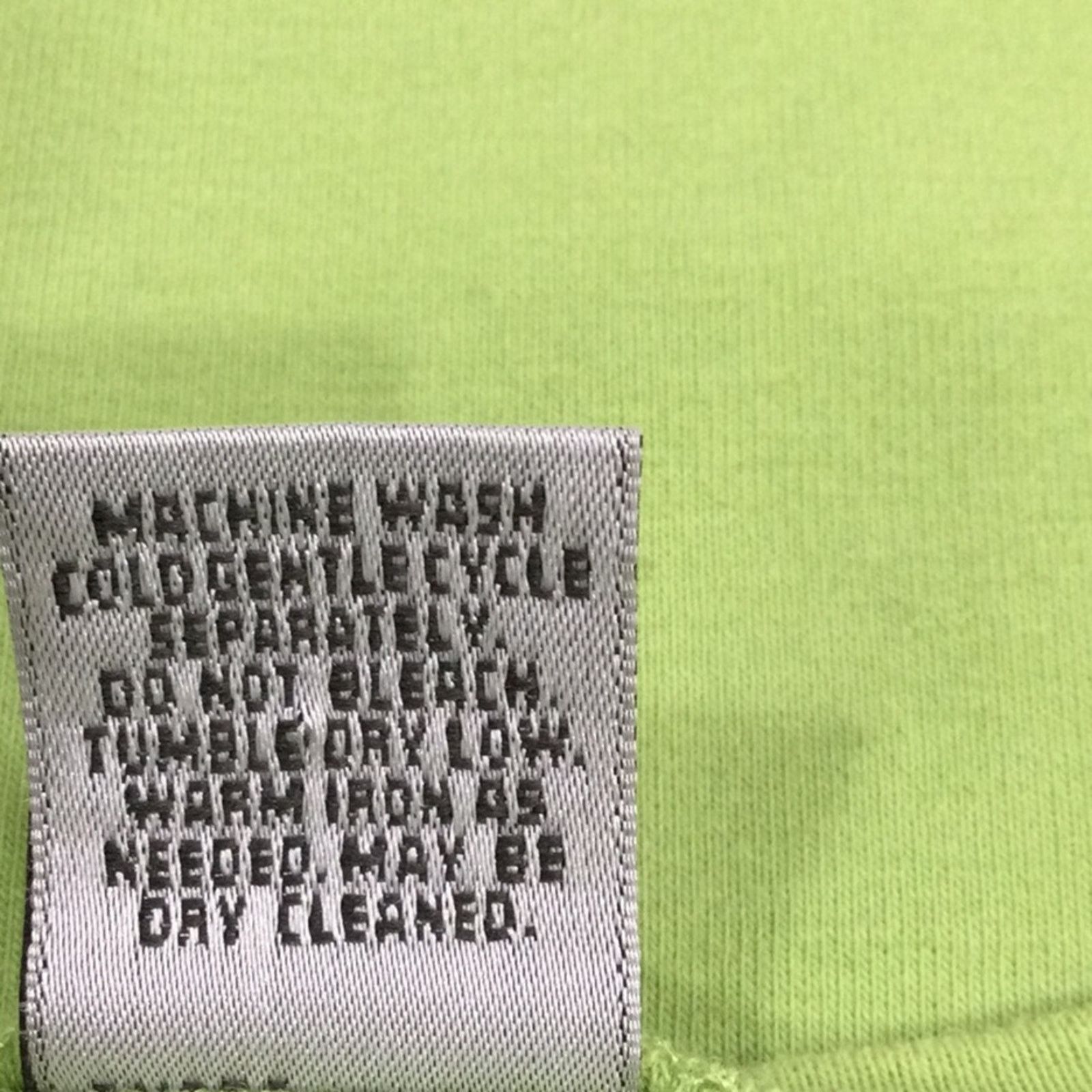 Chicos Chico's Lime Green 3/4 Sleeve V-neck T-shirt Size 2/L/12 Size L / US 10 / IT 46 - 12 Thumbnail