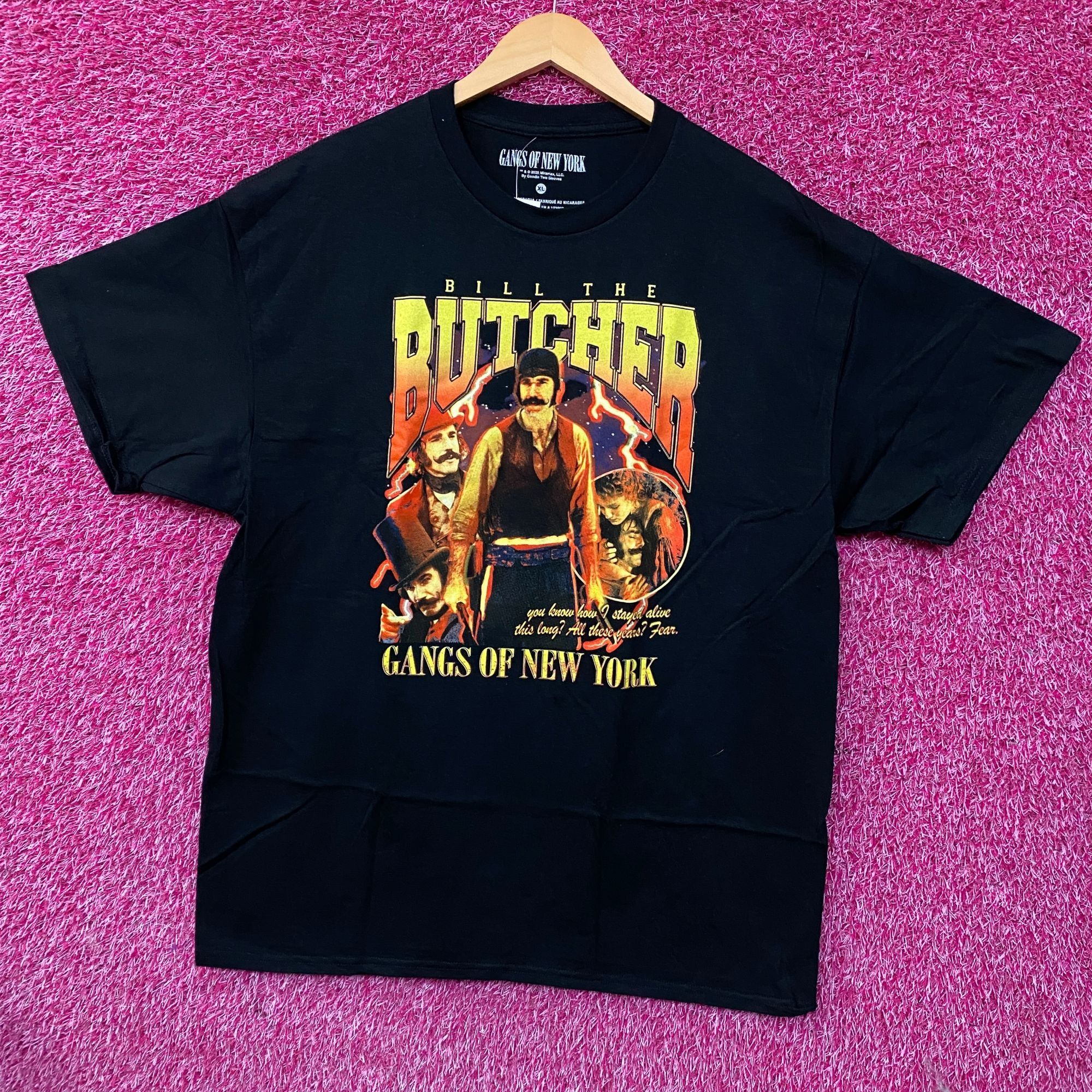 Other Bill The Butcher Gangs Of New York Portrait Graphic T-Shirt Size US XL / EU 56 / 4 - 3 Thumbnail