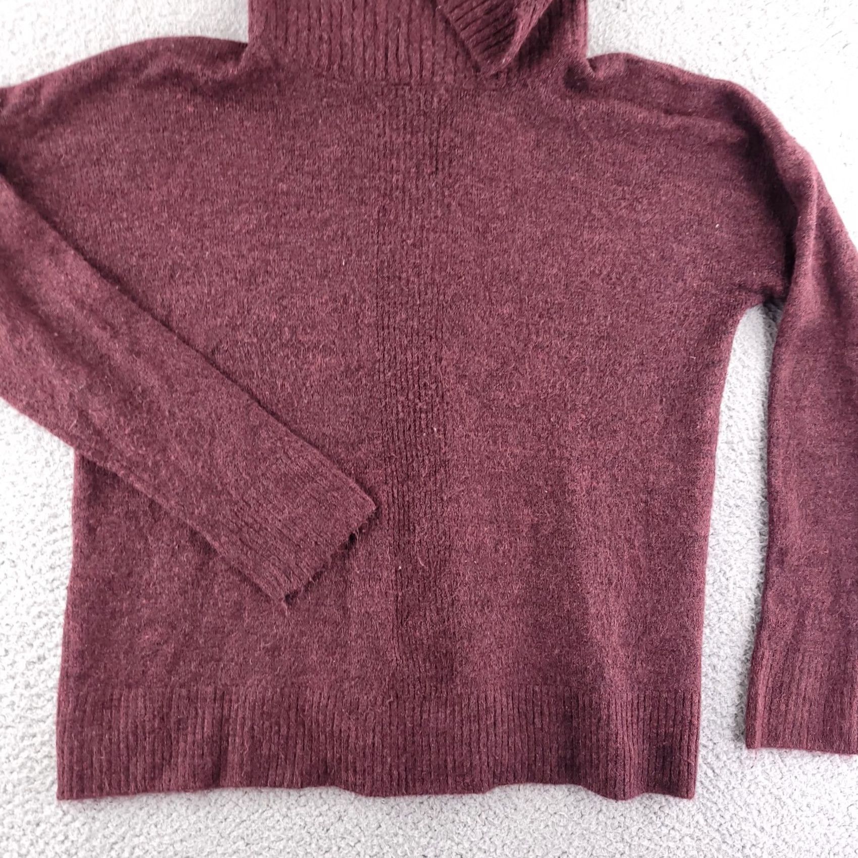 Banana Republic Banana Republic Sweater Womens Medium Red Turtleneck Knit Stretch Pullover Knitwear MensN/A Size M / US 6-8 / IT 42-44 - 2 Thumbnail
