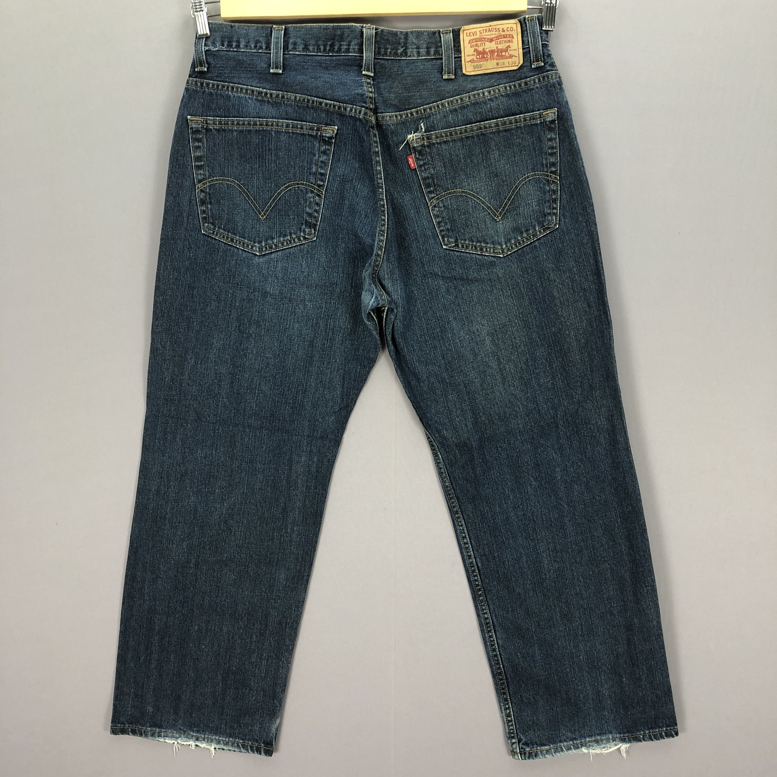 Levi's Vintage Baggy Levis 559 Jeans Levi's Blue Wash Denim Pants Size US 34 / EU 50 - 2 Thumbnail