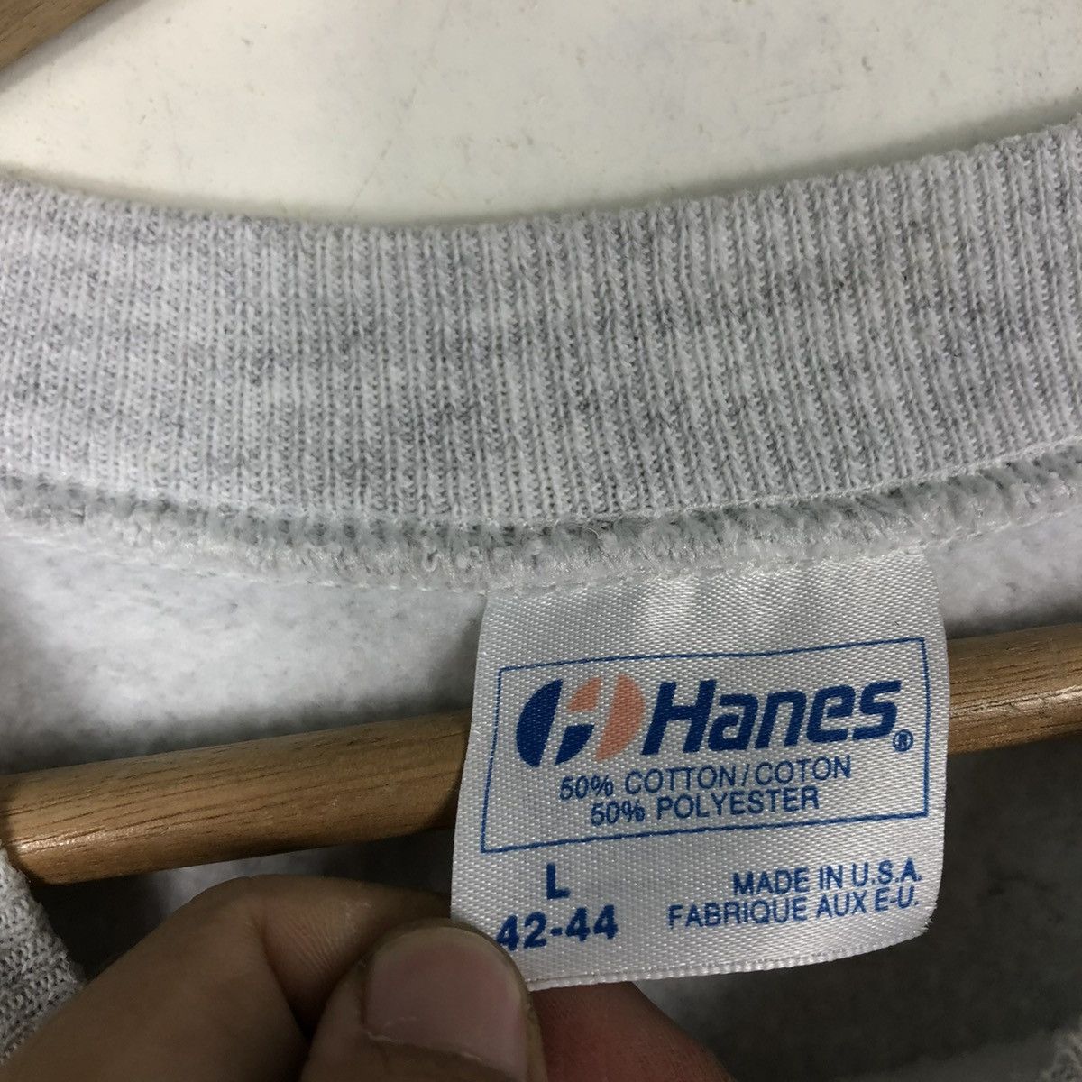 Vintage 🔥90’s Vintage Crewneck Sweatshirt Hanes Duck Dude Big Logo Size US L / EU 52-54 / 3 - 9 Thumbnail