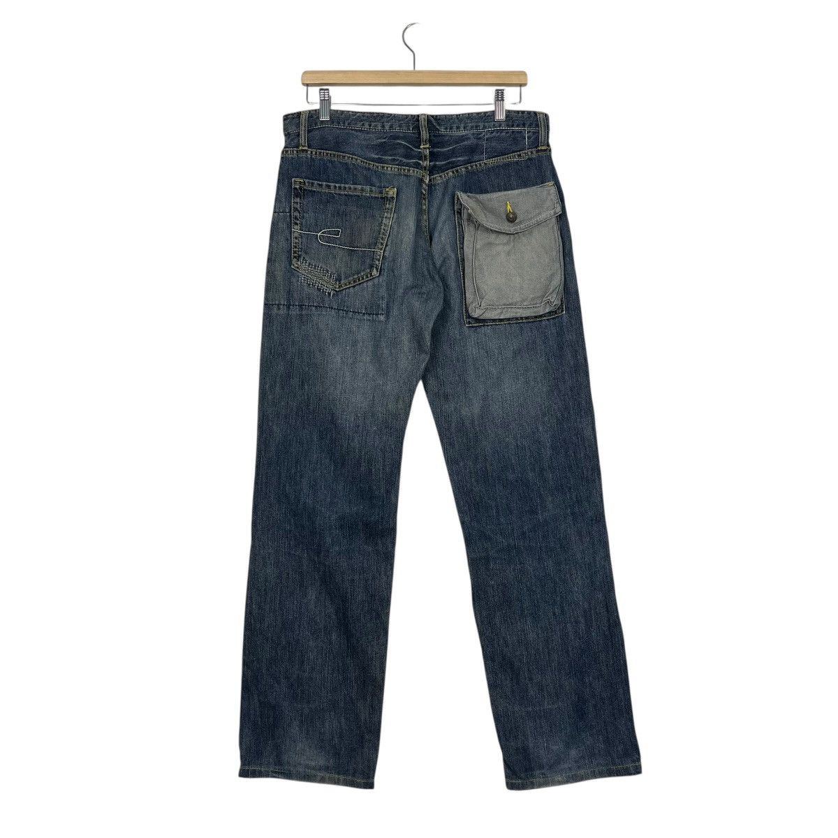 Japanese Brand Vintage Japanese Designer Workwear Denim Jeans Size US 32 / EU 48 - 7 Thumbnail