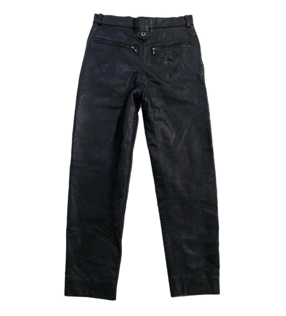 Leather Cuirs London Leather Pant Skull Button Size US 28 / EU 44 - 2 Thumbnail