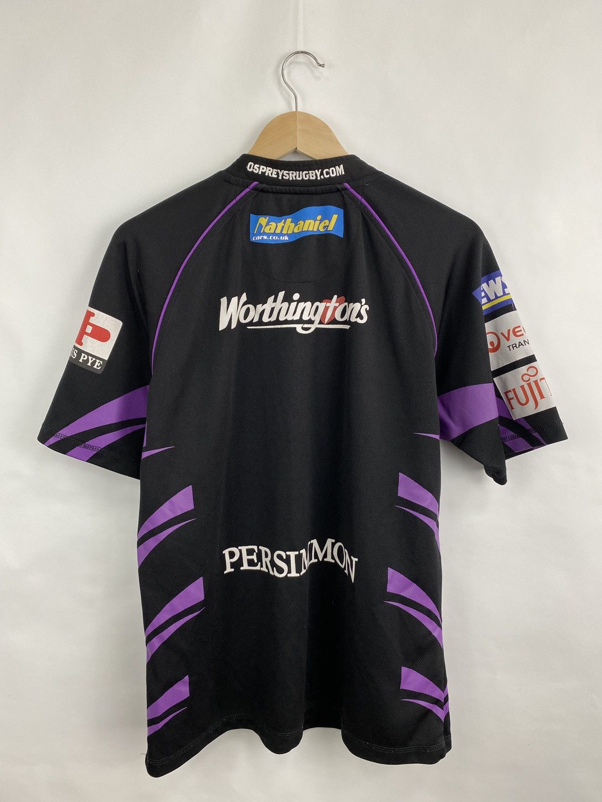Man Made In Australia Ospreys Rugby Union 2009/2010 Kooga Black Home Jersey Rare Size US M / EU 48-50 / 2 - 10 Thumbnail