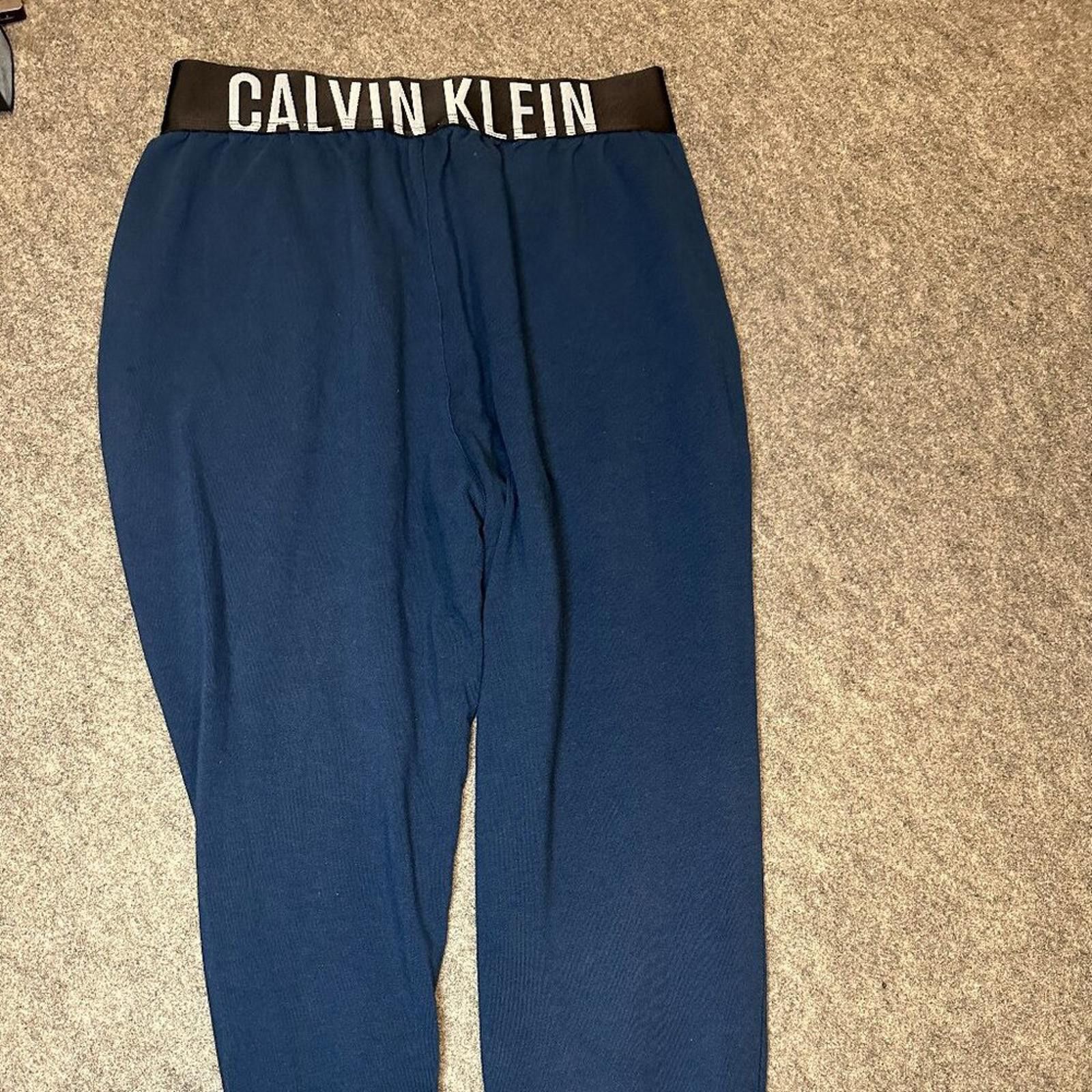 Calvin Klein Calvin Klein Men’s Sweatpants – Navy Blue Size Medium Size US 32 / EU 48 - 1 Thumbnail