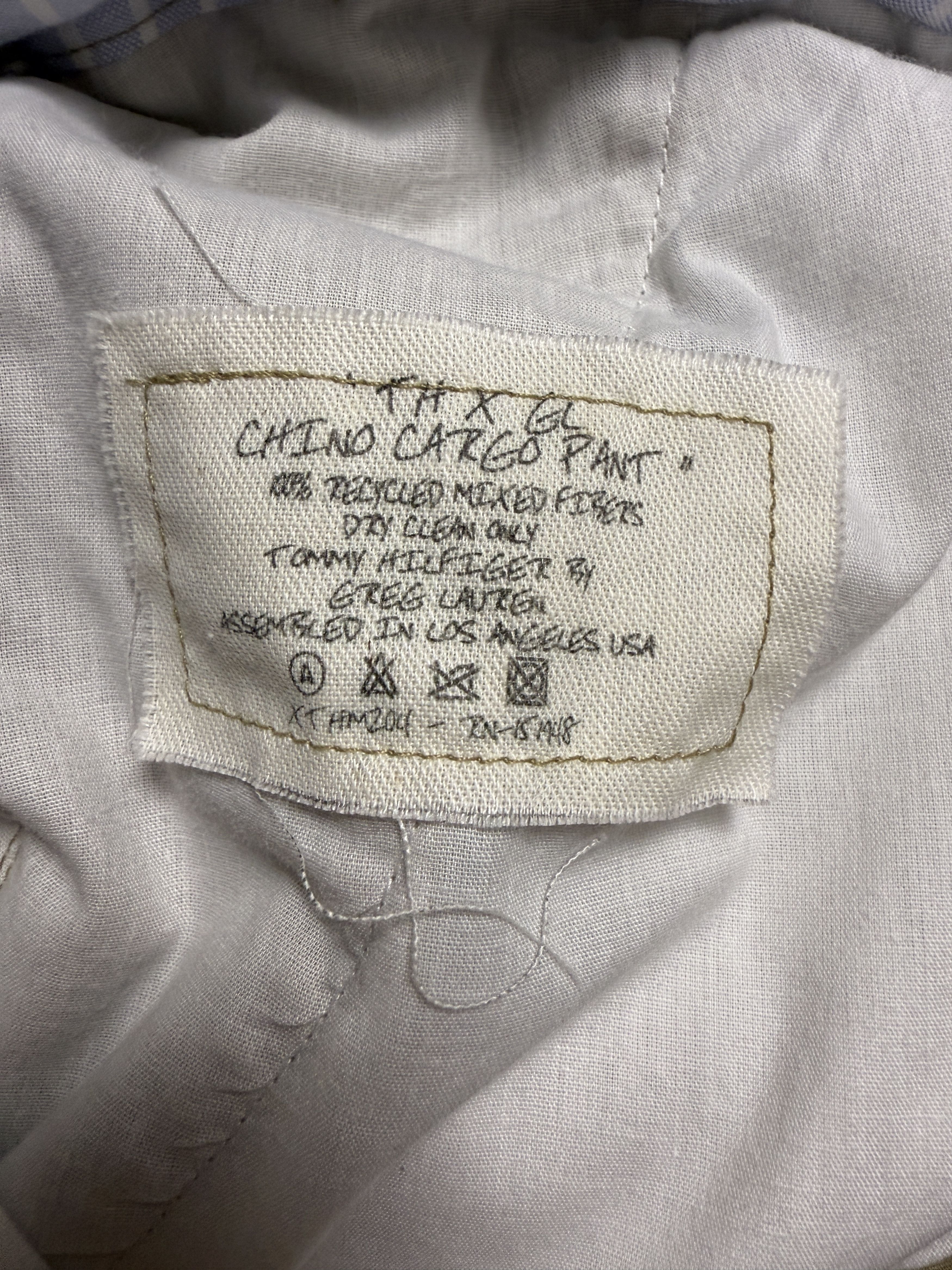 Greg Lauren × Tommy Hilfiger $1780 Greg Lauren x Tommy Hilfiger Chino Cargo Pant Size US 35 - 4 Thumbnail