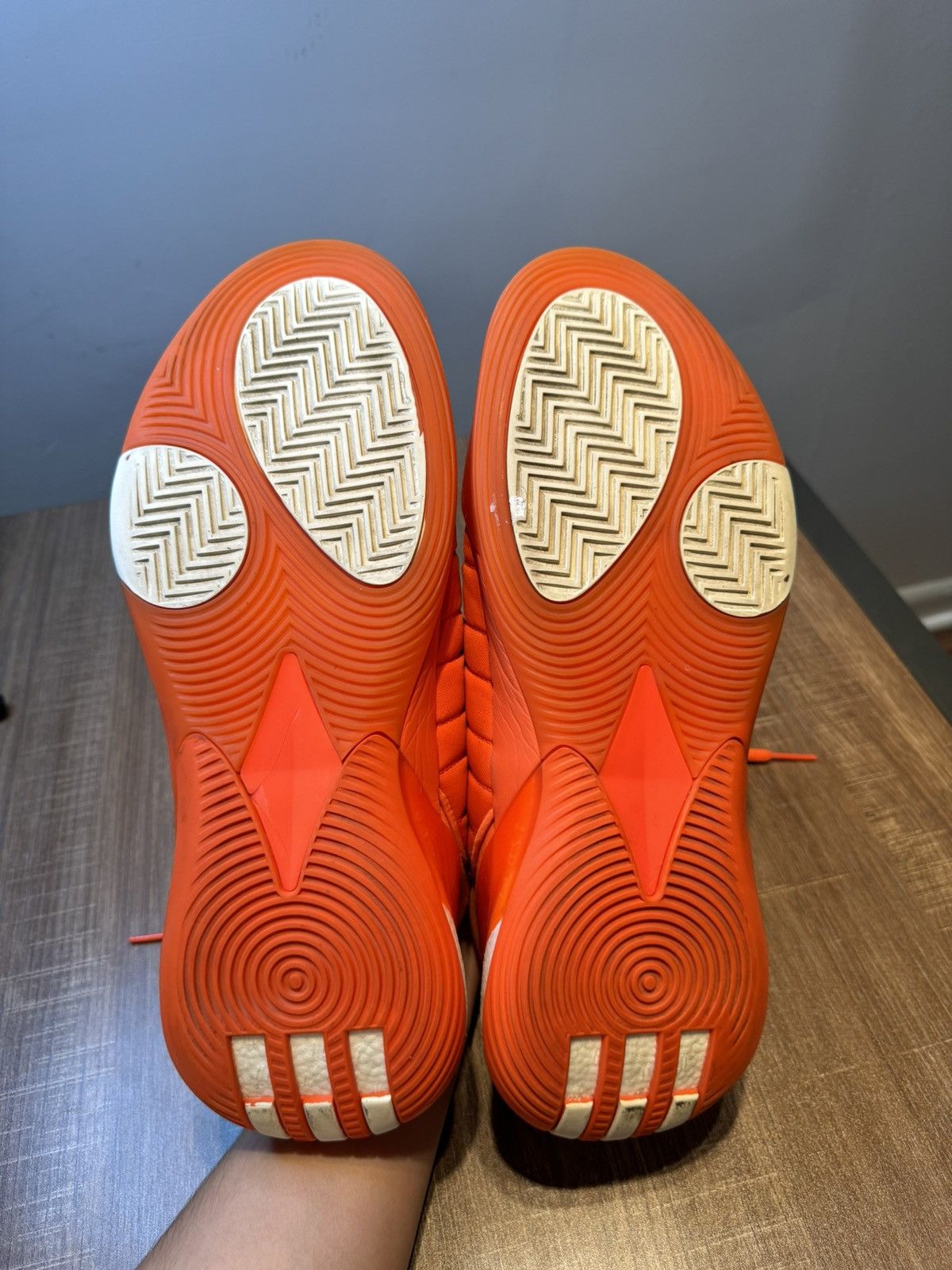 Adidas Adidas Harden Vol. 7 Impact Size 12.5 Orange Basketball Shoe Size US 12.5 / EU 45-46 - 6 Thumbnail