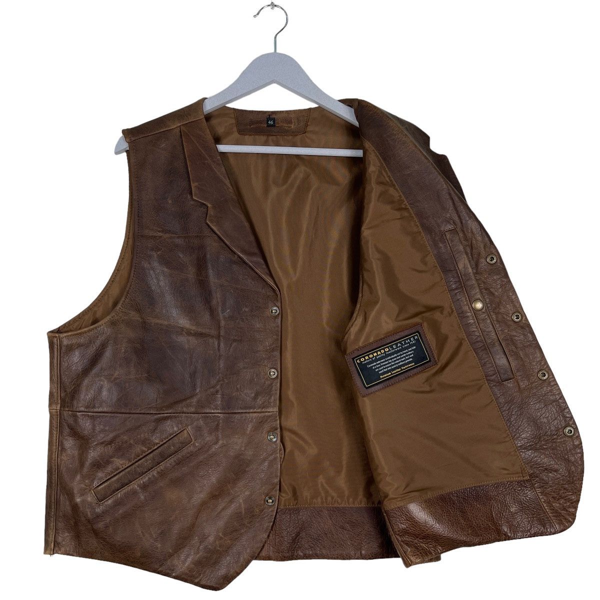 Other 🔥 VEST CORONADO LEATHER TANK TOP Size US M / EU 48-50 / 2 - 9 Thumbnail
