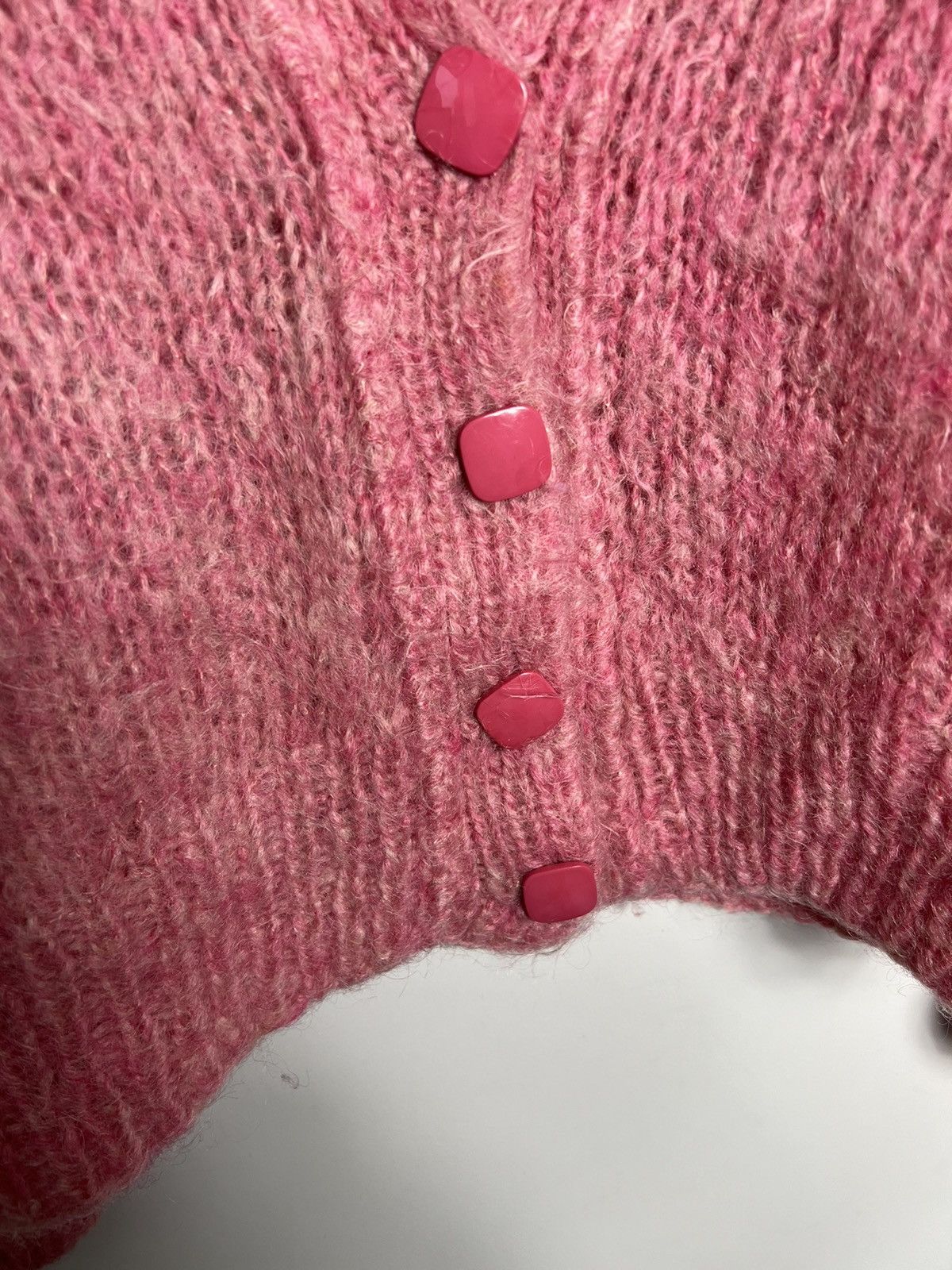 Other Mohair Cardigan Vintage wool sweater Size M / US 6-8 / IT 42-44 - 3 Thumbnail