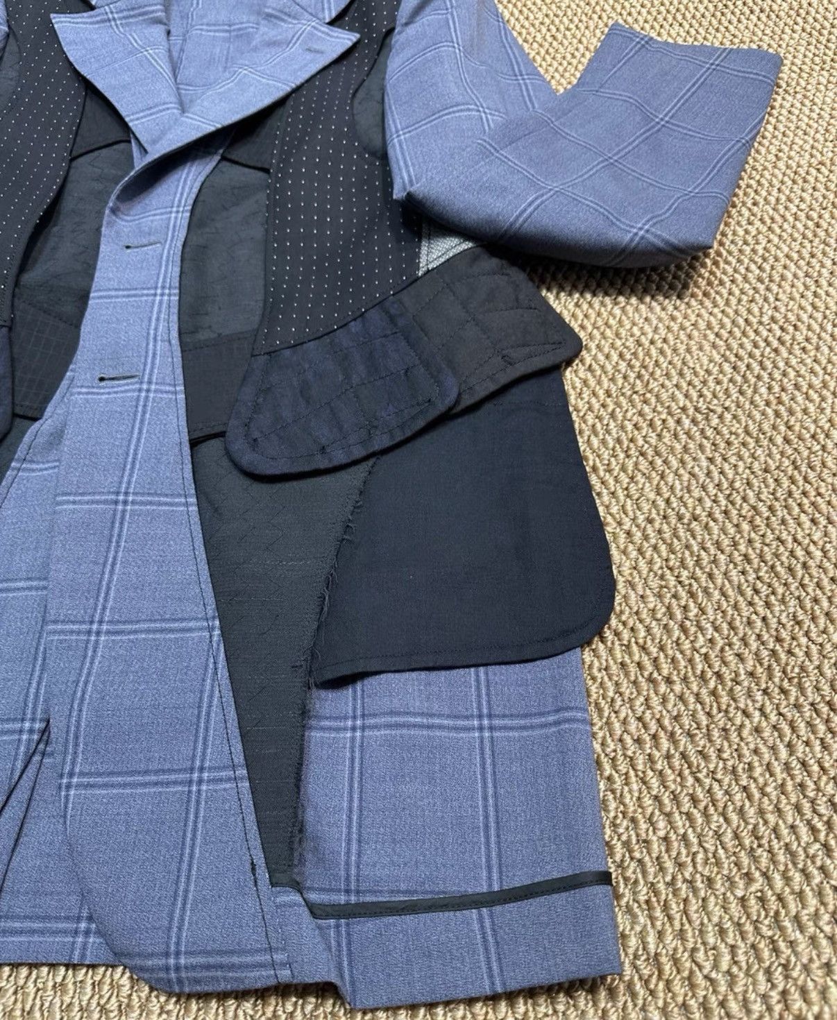 Comme des Garcons Homme Plus Comme des Garcons Homme Plus Multi-Material Jacket K23 Size US XS / EU 42 / 0 - 3 Thumbnail