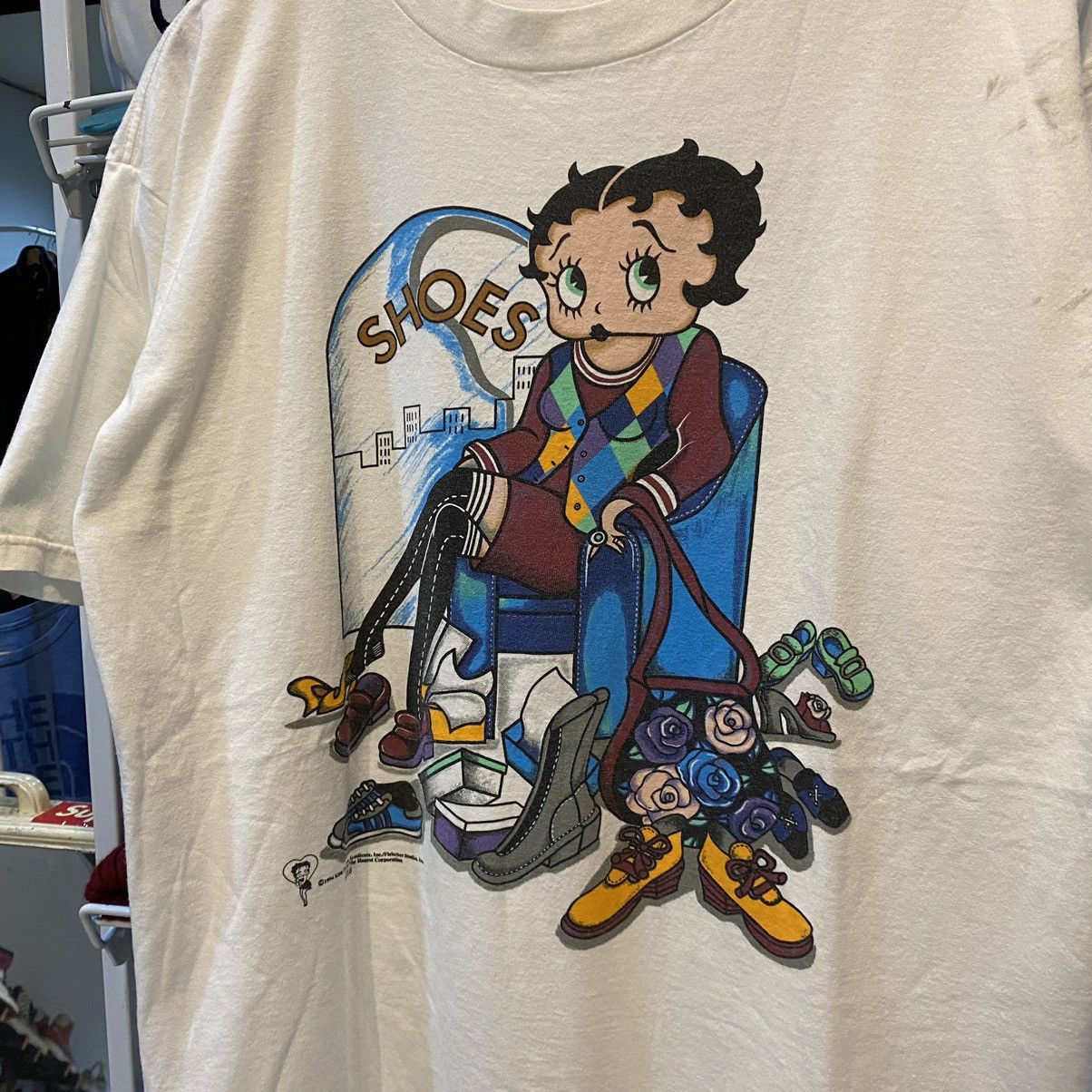 Cartoon Network Vintage 90s Betty Boop Jerry Leigh 8016 T-Shirts Size US XL / EU 56 / 4 - 5 Thumbnail