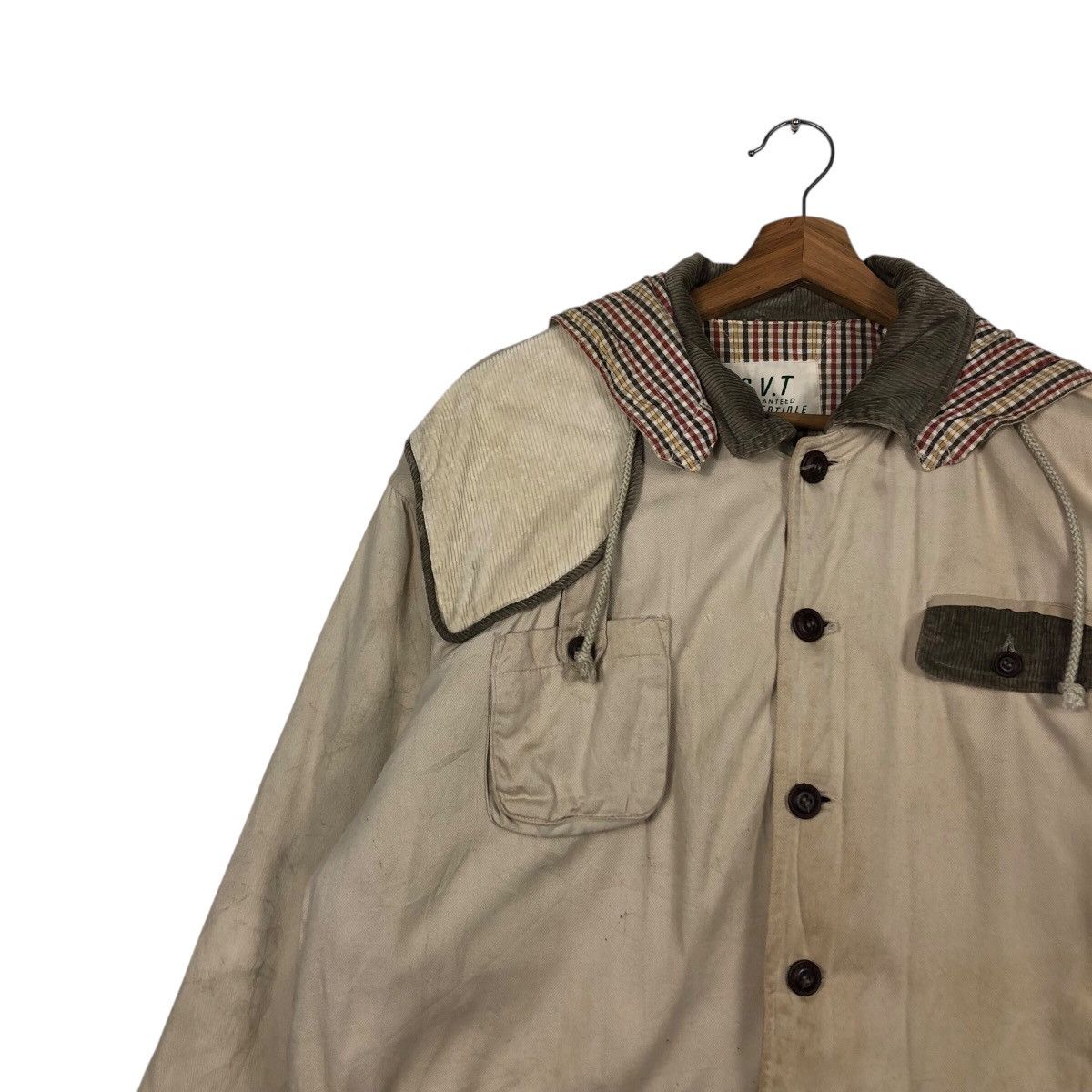 Japanese Brand × Vintage 📌Vintage Chore Hunting Jacket CVT Blanket Issey Miyake Size US M / EU 48-50 / 2 - 8 Thumbnail