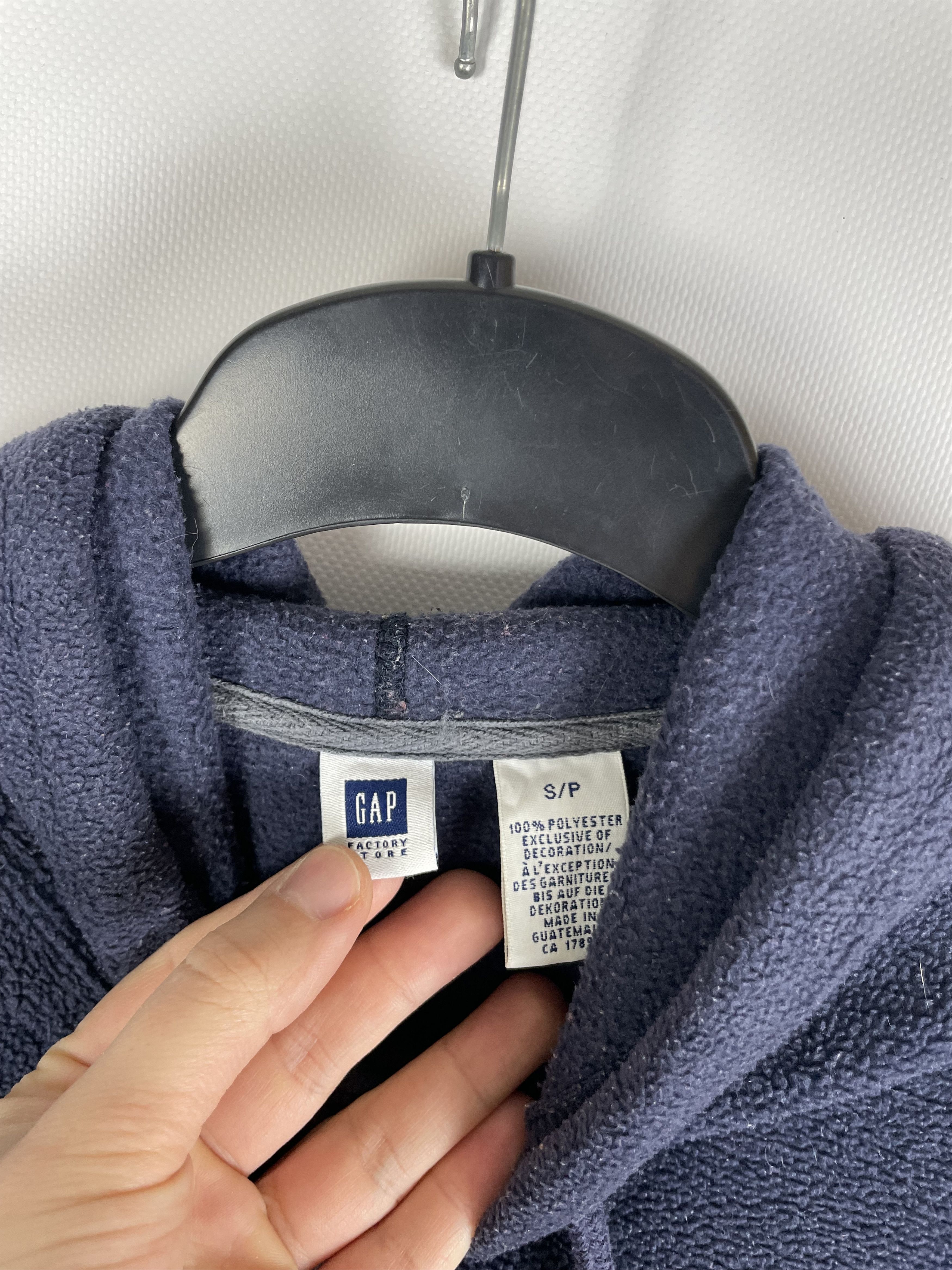 Gap Vintage GAP Fleece Hoodie sweatshirt Size US S / EU 44-46 / 1 - 4 Thumbnail