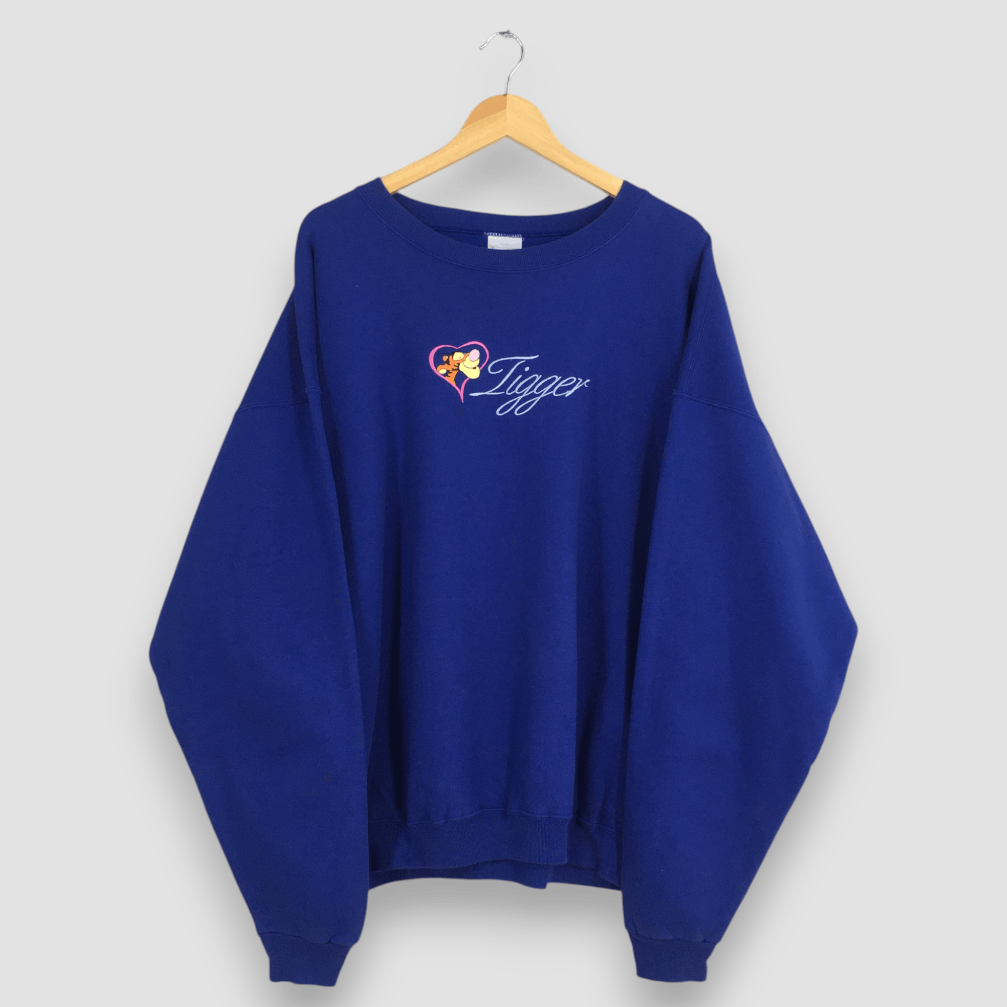 Disney Vintage Tigger Disney Blue Sweatshirt 2XLarge Size US XXL / EU 58 / 5 - 1 Thumbnail