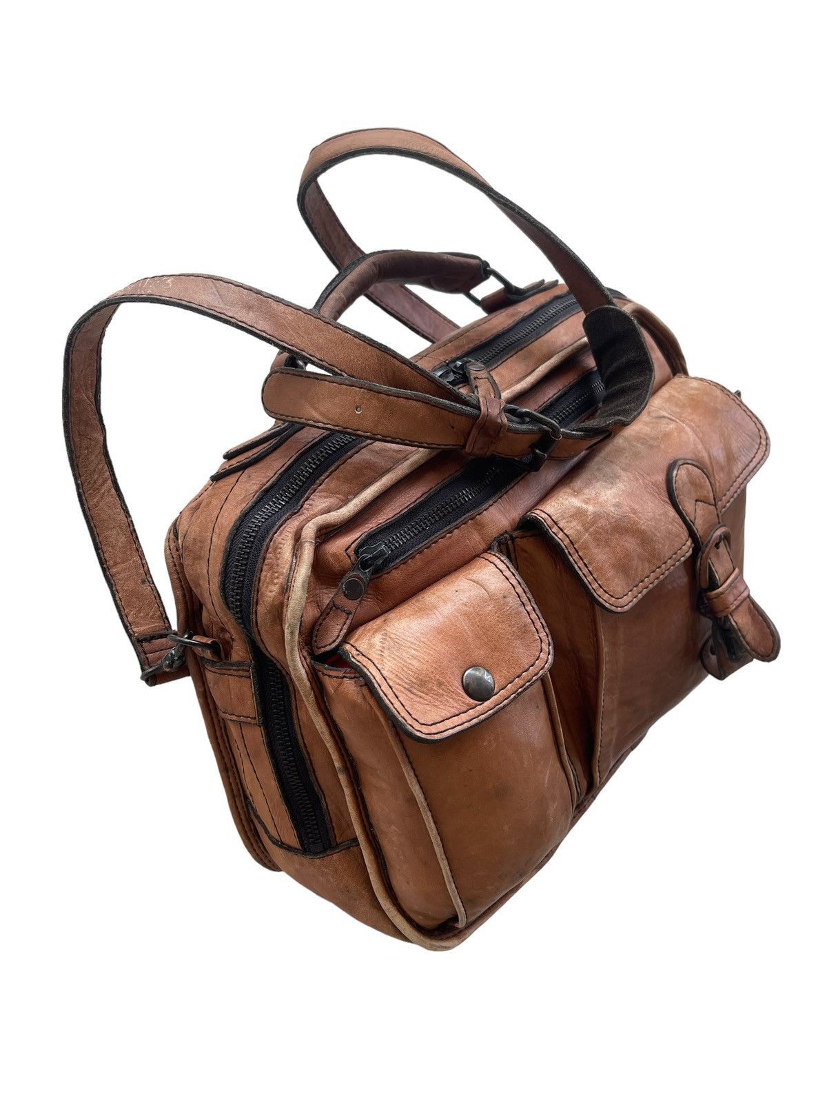 Porter Vintage Porter Yoshida Japan Leather Messenger Bag Size ONE SIZE - 2 Thumbnail