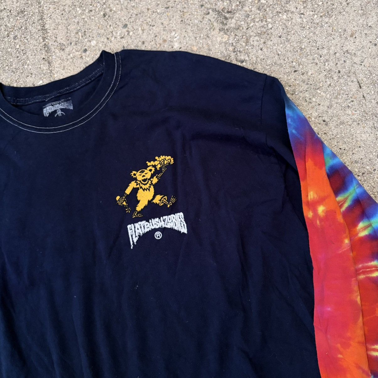 Flatbush Zombies Flatbush Zombies Vacation In Hell Tie Dye Long Sleeve Rare Size US XL / EU 56 / 4 - 3 Thumbnail