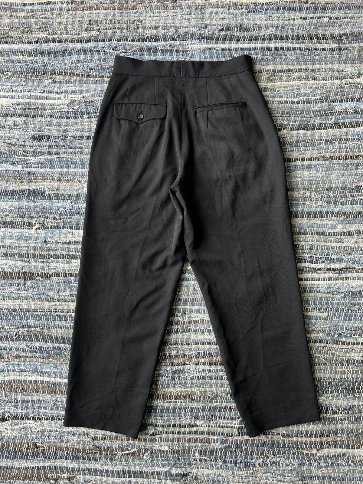 Yohji Yamamoto 1980s Yohji Yamamoto Gabardine Minimal 🎈Trousers Pants Size US 30 / EU 46 - 3 Thumbnail
