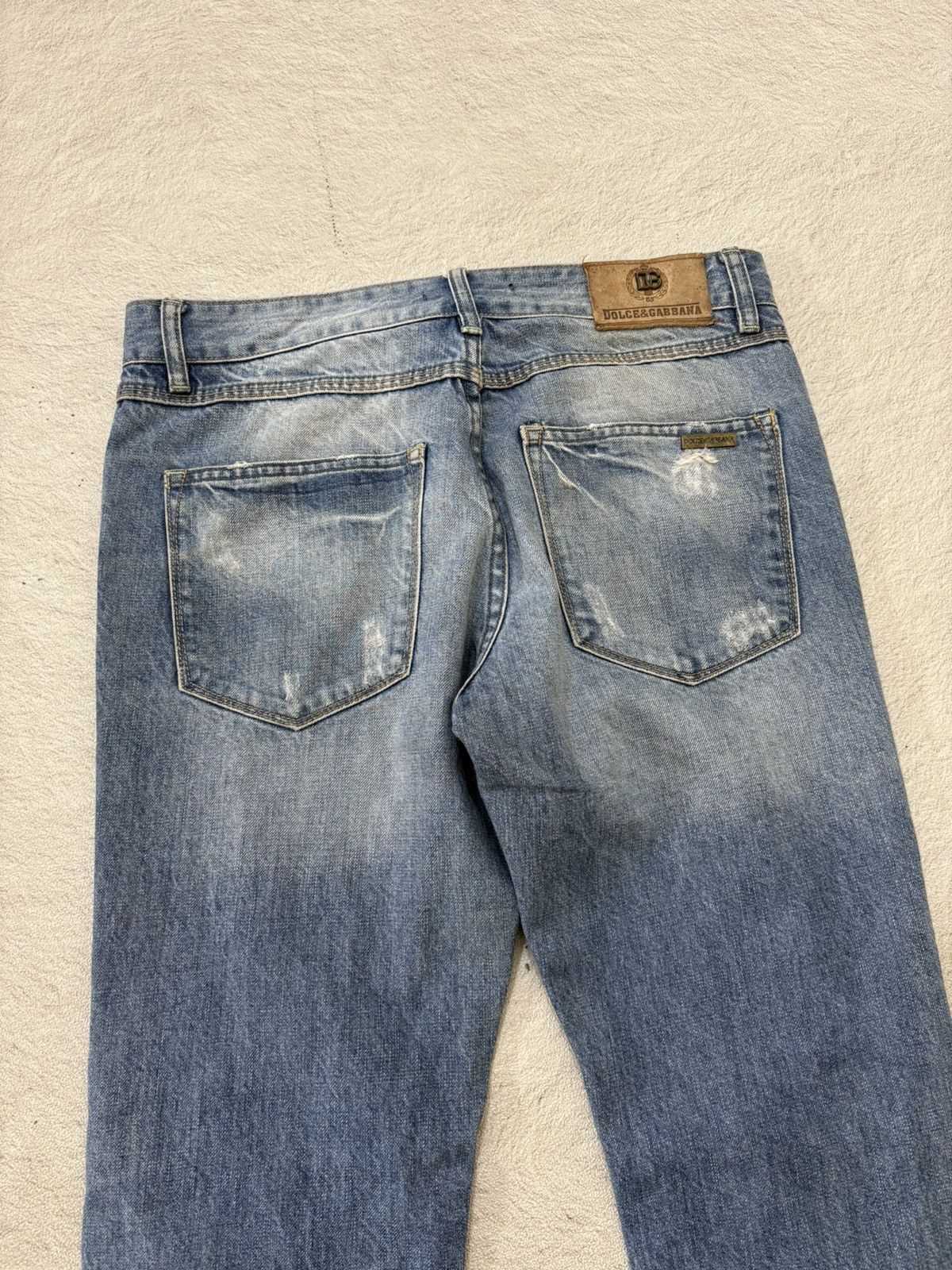 Dolce & Gabbana Dolce gabbana Distressed punk denim y2k style Size US 32 / EU 48 - 6 Thumbnail
