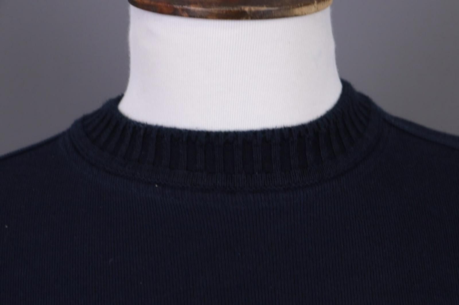 Carlo Colucci Carlo Colucci Sport Black Cotton Knit Sweater Size M Size US M / EU 48-50 / 2 - 5 Thumbnail