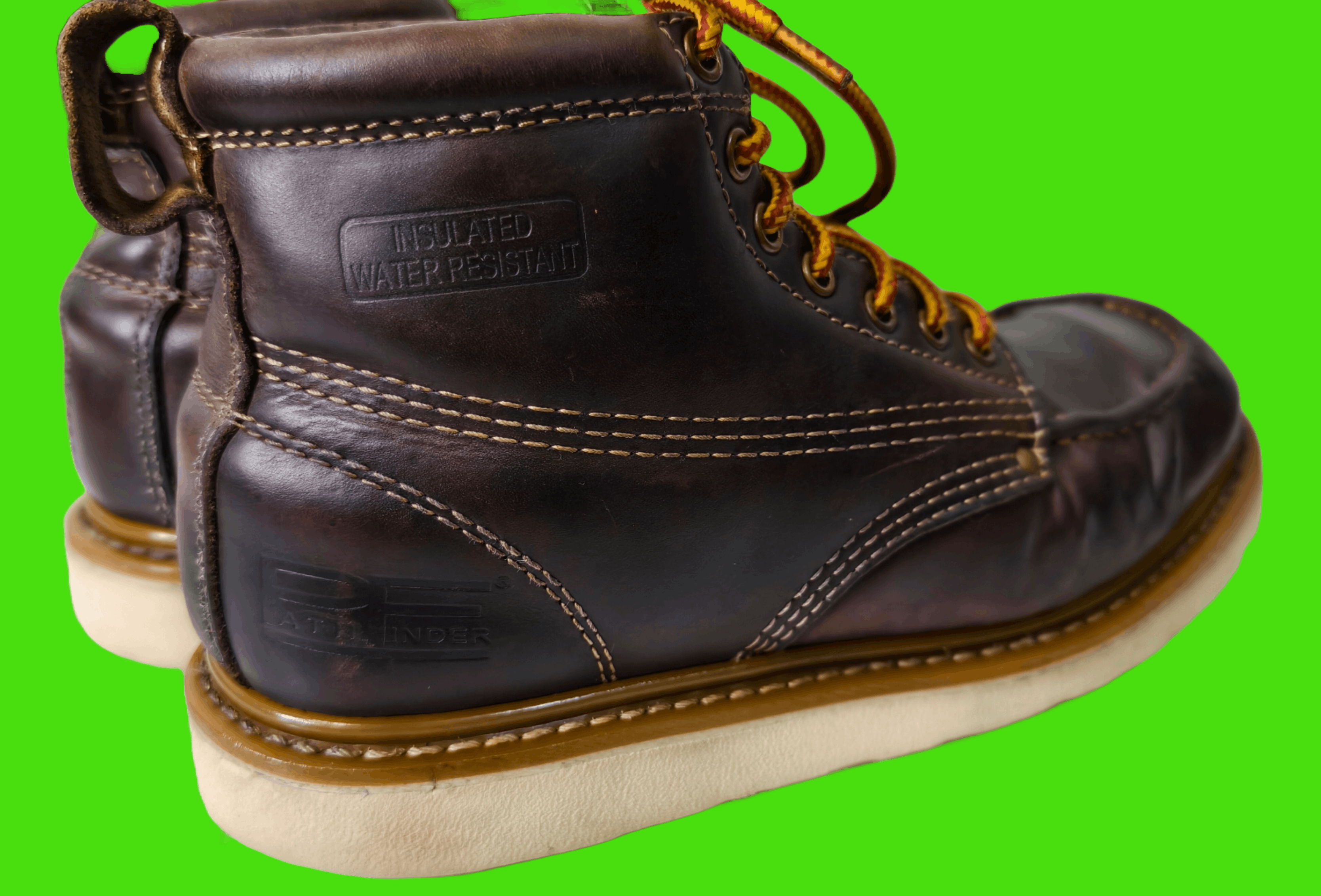 Other Path Finder Handmade Moc Toe Leather Goodyear Welt Shoe Size US 10 / EU 43 - 7 Thumbnail