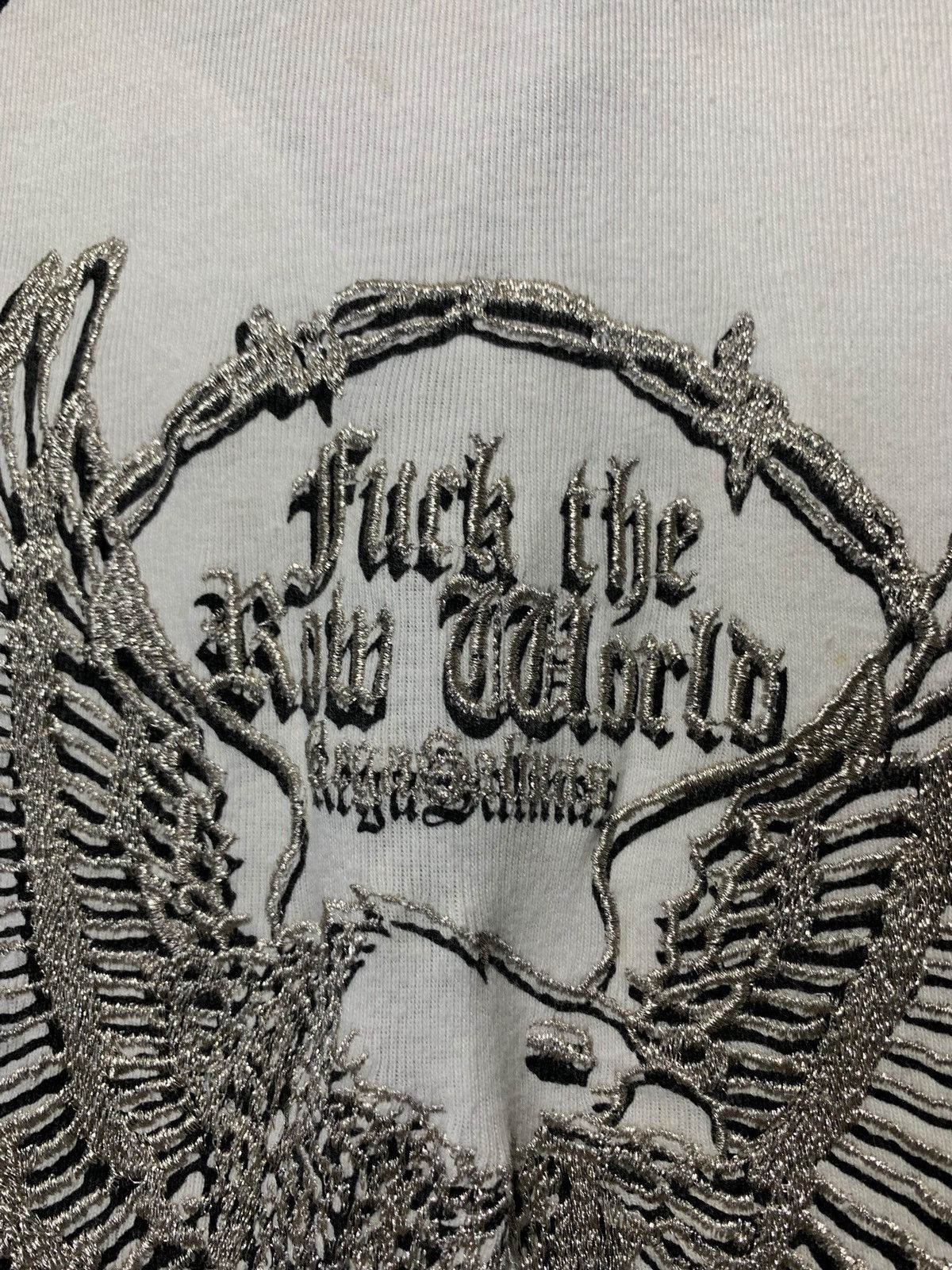Tornado Mart REGASALINAS FUCK THE ROW WORLD POEM EMBROIDERY PUNK POLOS Size US S / EU 44-46 / 1 - 4 Thumbnail