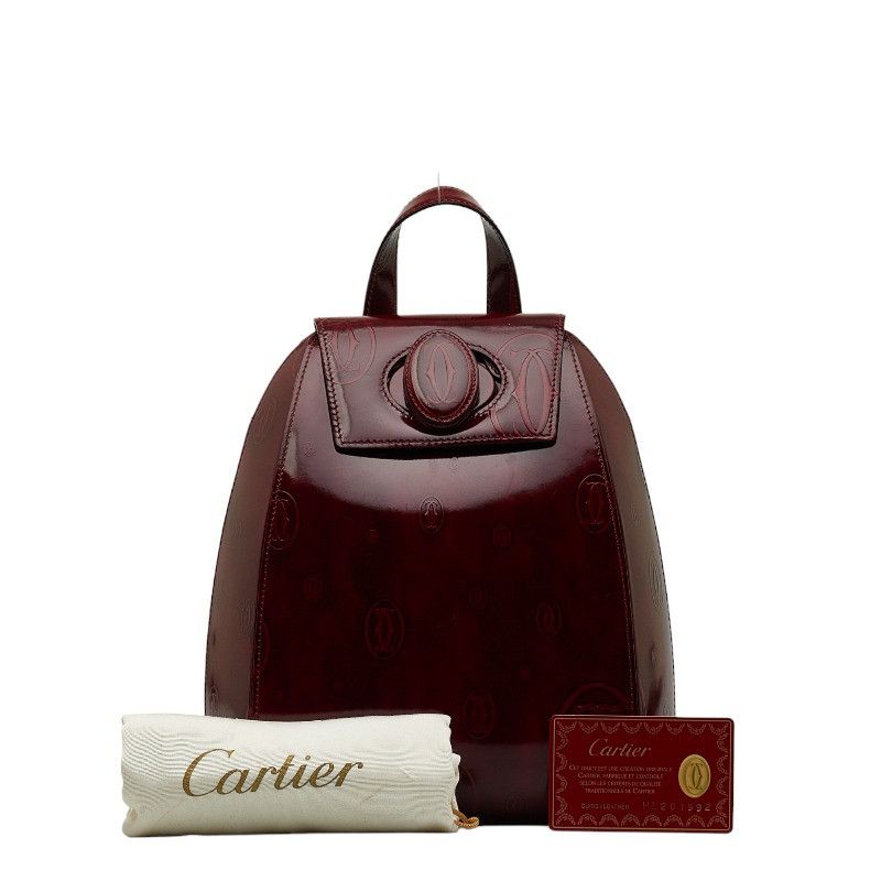 Cartier Cartier Must De Cartier Patent Leather Backpack | Grailed