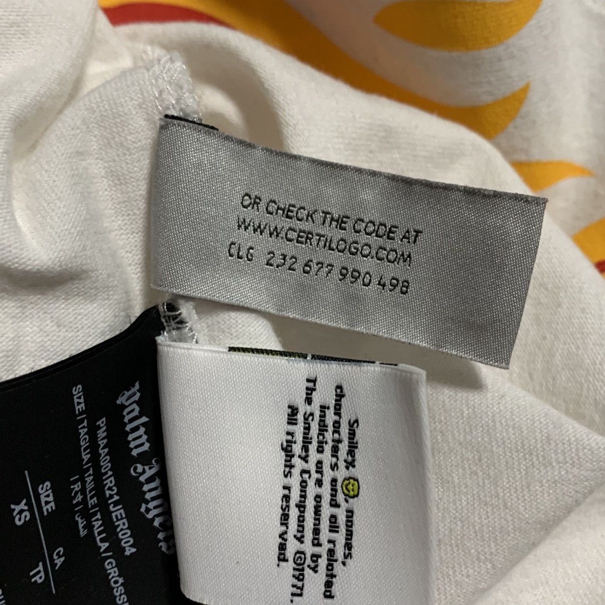 Palm Angels Palm Angels XS Burning Head White Tee 2021 Size US XS / EU 42 / 0 - 10 Thumbnail
