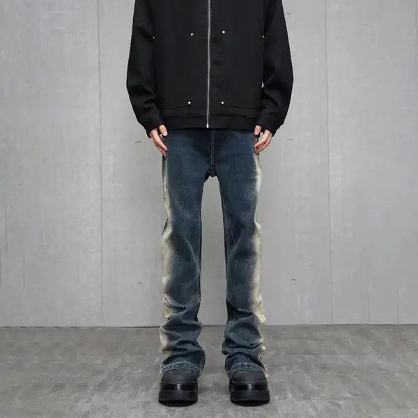 VIBE Opium Stack Flared Denim Jeans Size US 32 / EU 48 - 4 Thumbnail