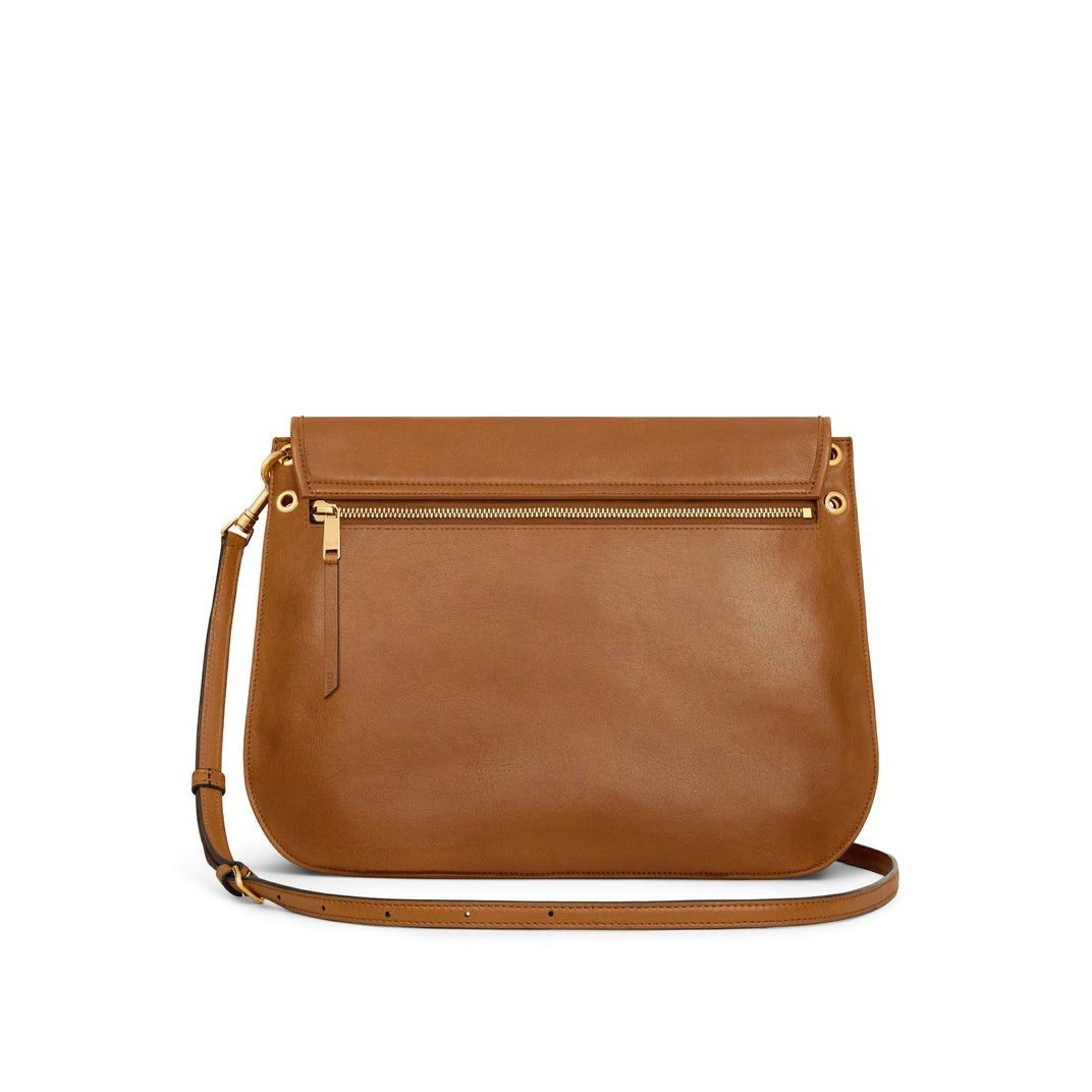 Celine CELINE Soft Triomphe Soft Tan Leather Shoulder Bag New Size ONE SIZE - 3 Thumbnail