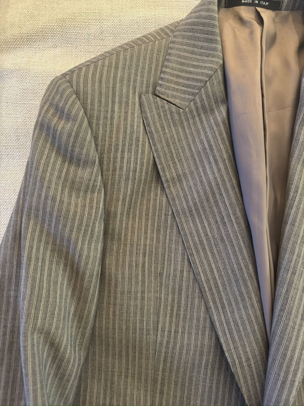 Armani Collezioni ARMANI COLLEZIONI Made in Italy Peak Lapel Suit Jacket 40R Size 40R - 5 Thumbnail